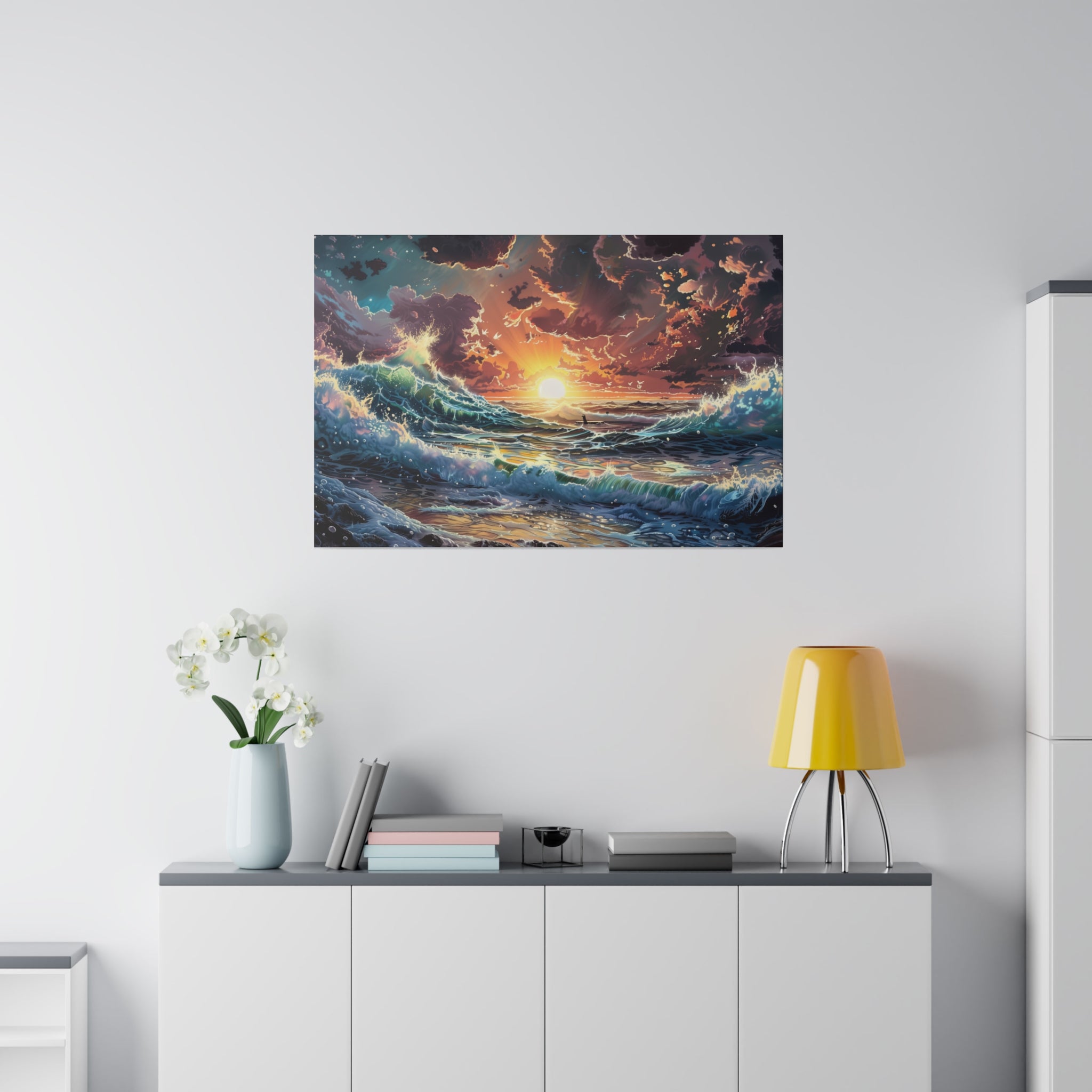 Ocean Wall Art - Horizontal Canvas - WA174