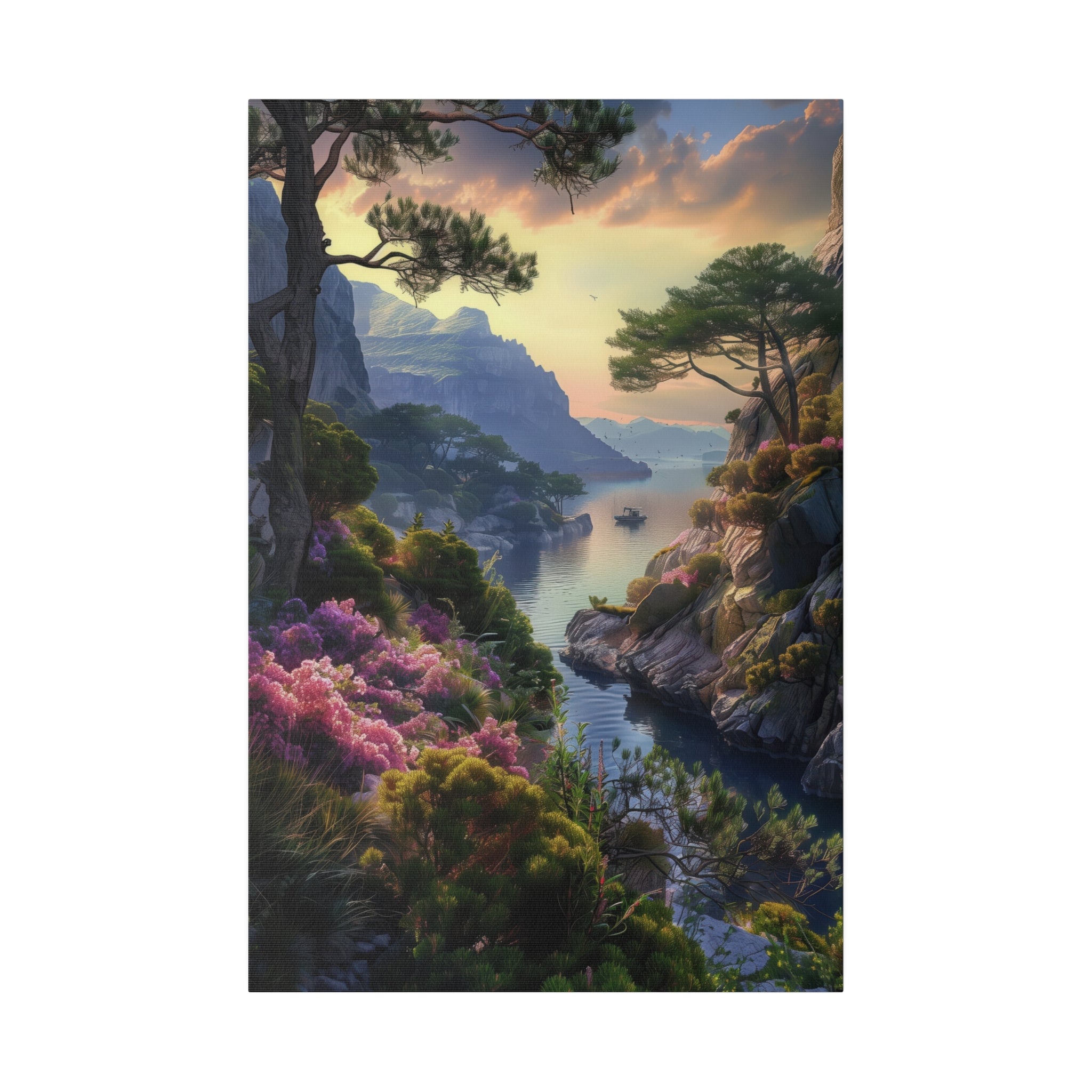 Path to the Peaks - Nature Wall Art - Vertical Canvas - WA322