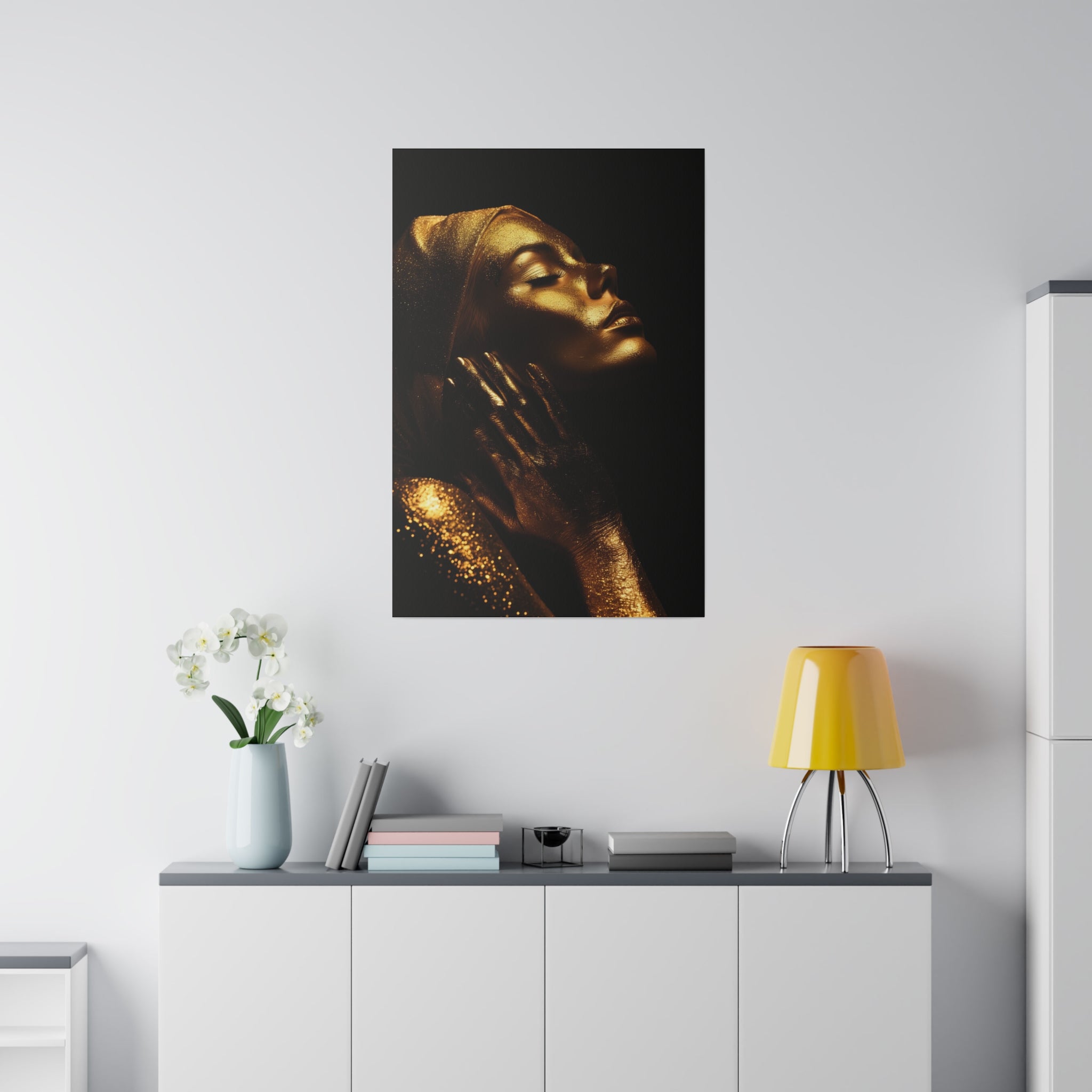 Woman in Gold - Luxury Themed Canvas - Vertical Canvas - WA71