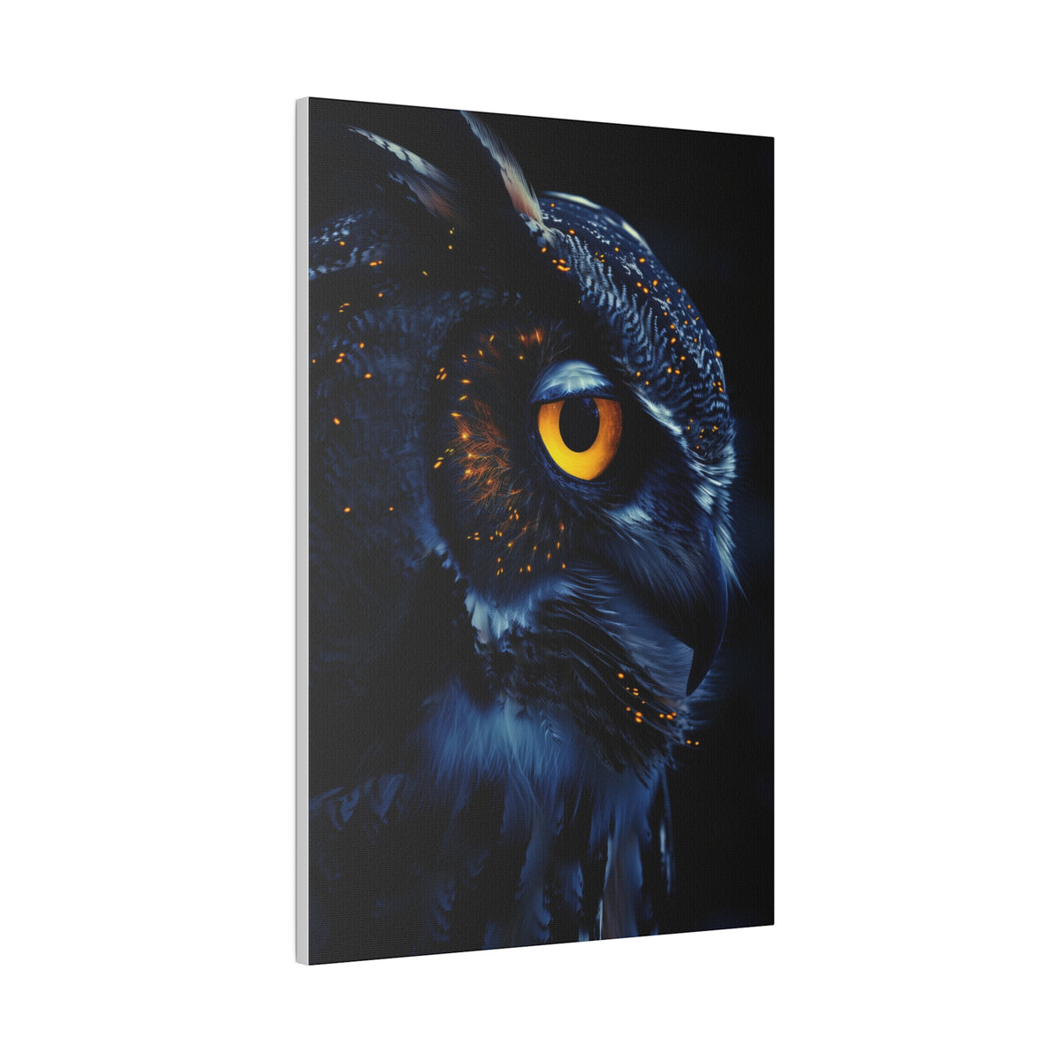 Owl's Majesty - Wildlife Wall Art - Vertical Canvas - WA277