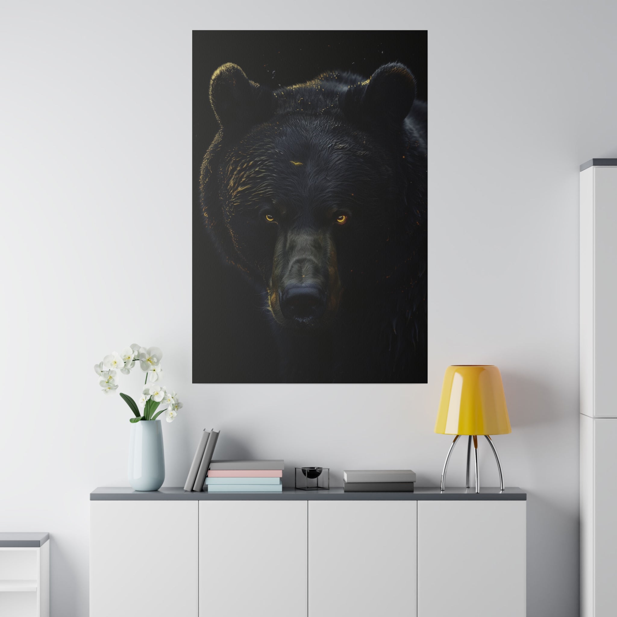 Majestic Bear - Wildlife Wall Art - Vertical Canvas - WA241