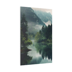 Serenity in the Mist - Nature Wall Art - Vertical Canvas - WA319