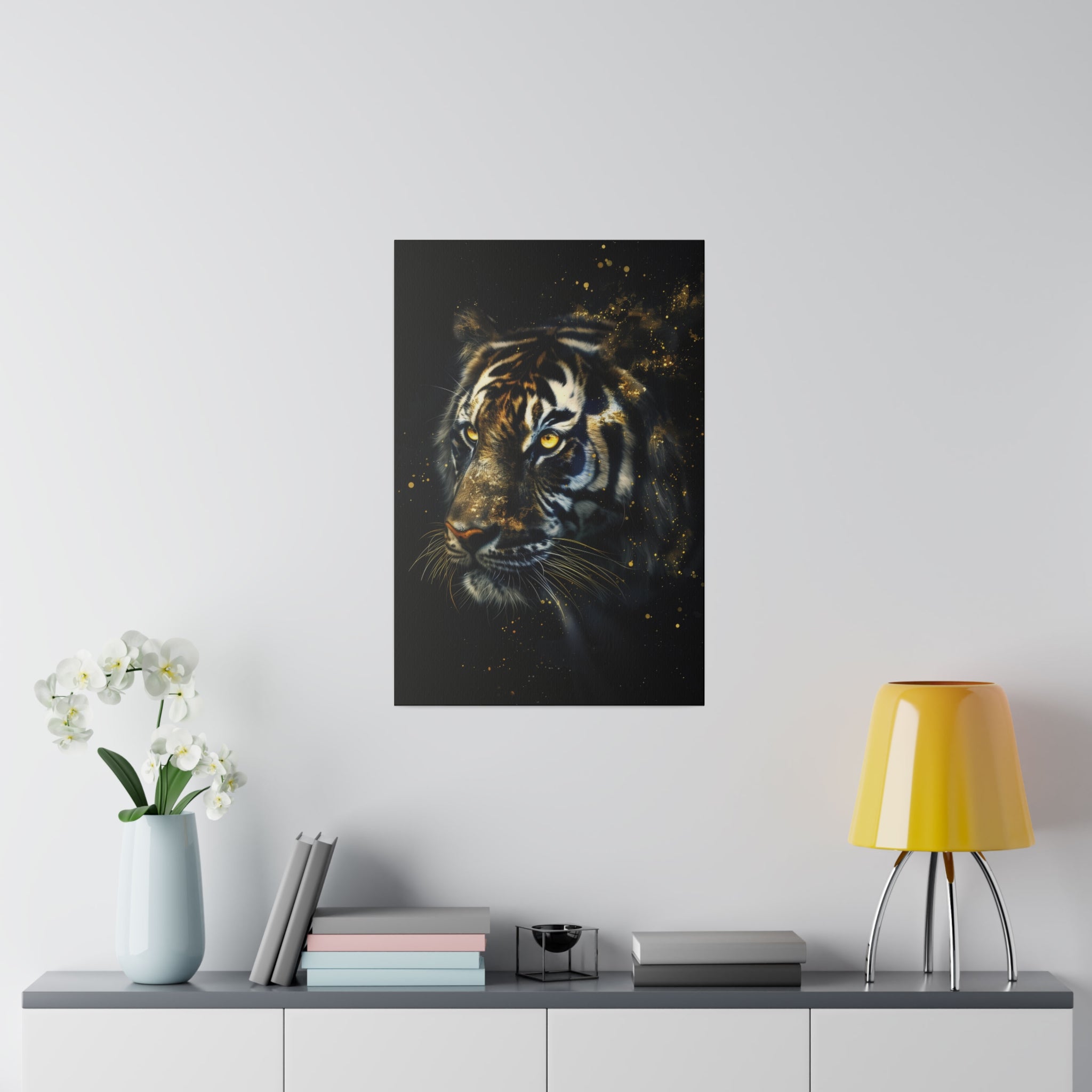 Tiger's Harmony - Wildlife Wall Art - Vertical Canvas - WA268