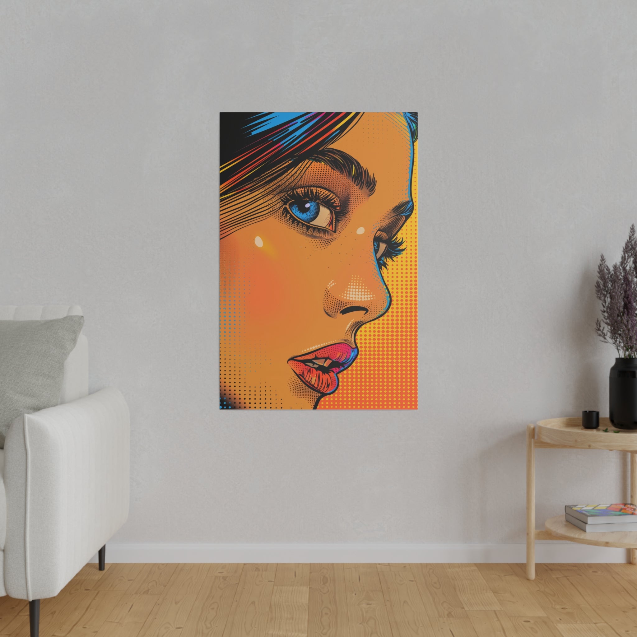 Pop Wall Art - Vertical Canvas - WA114