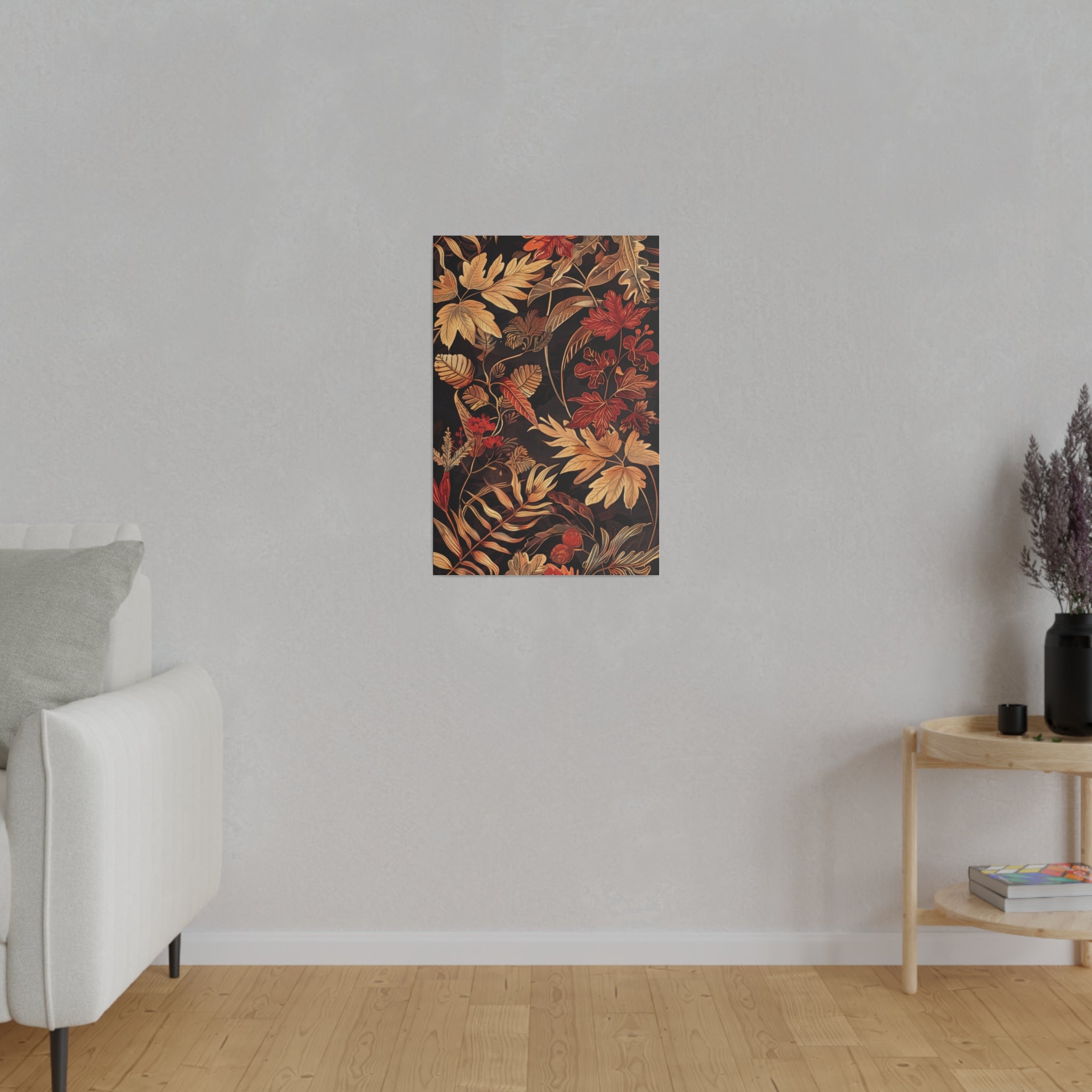 Flowers Wall Art - Botanical Wall Art - Vertical Canvas - WA48