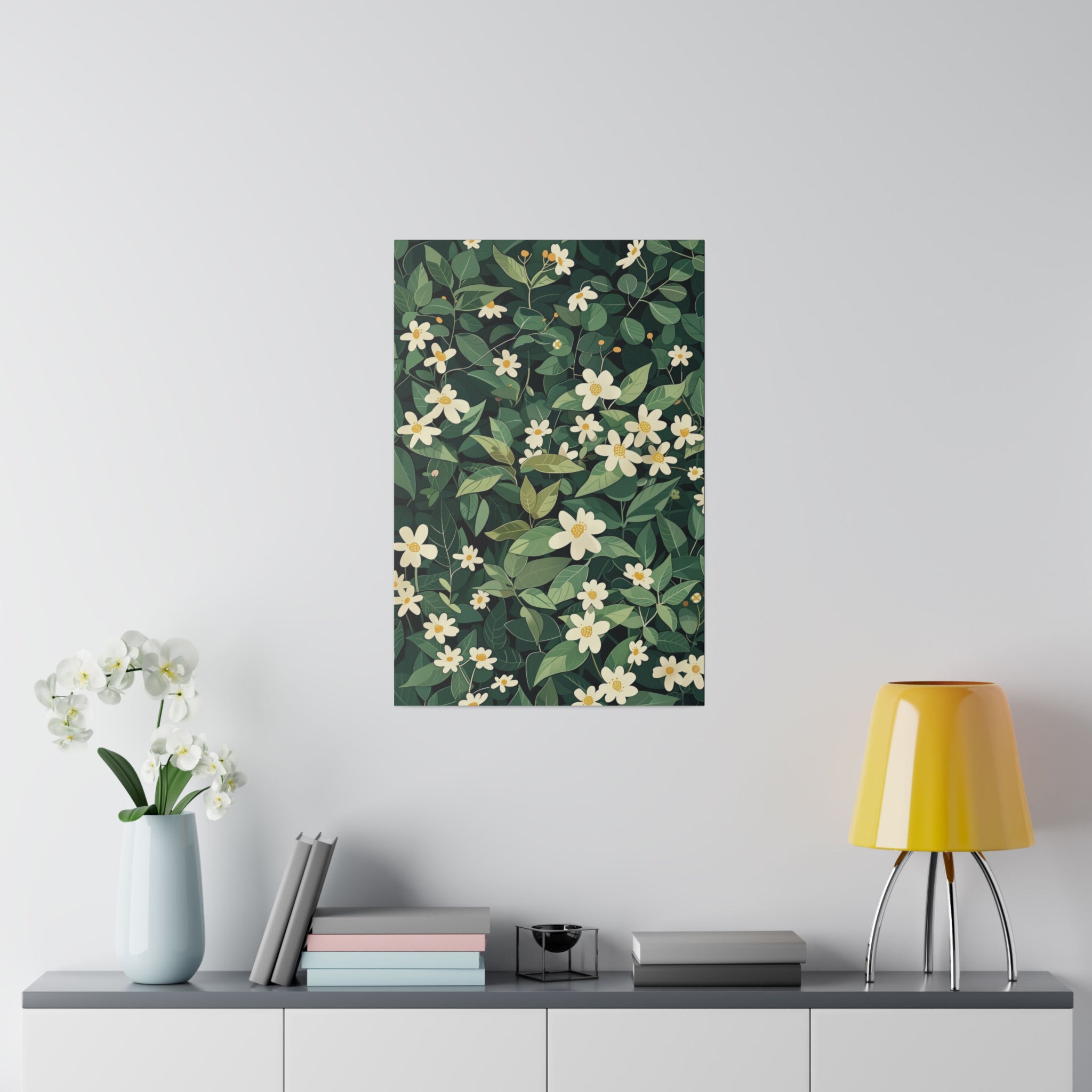 Flowers Wall Art - Botanical Wall Art - Vertical Canvas - WA65