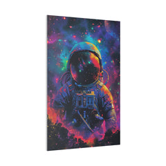 Astronaut in Space Wall Art - Vertical Canvas - WA140