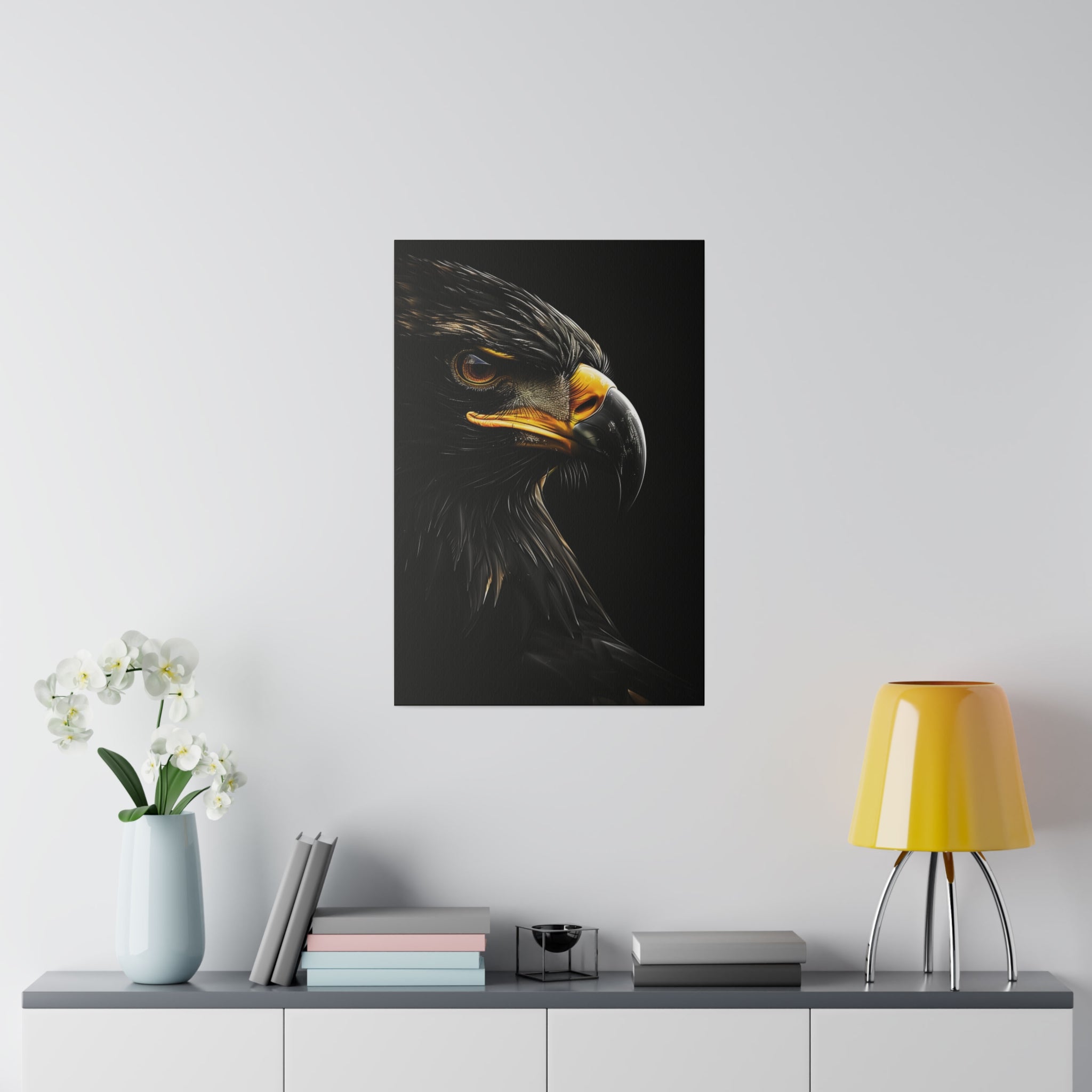 Eagle's Might - Wildlife Wall Art - Vertical Canvas - WA279