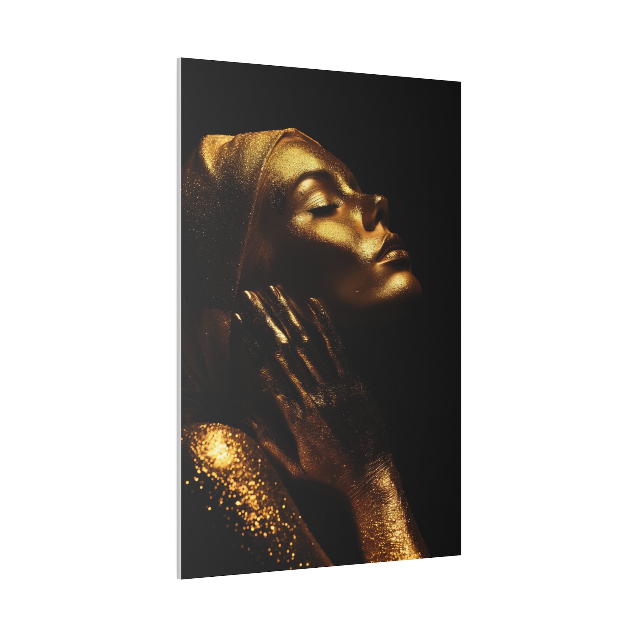 Woman in Gold - Luxury Themed Canvas - Vertical Canvas - WA71