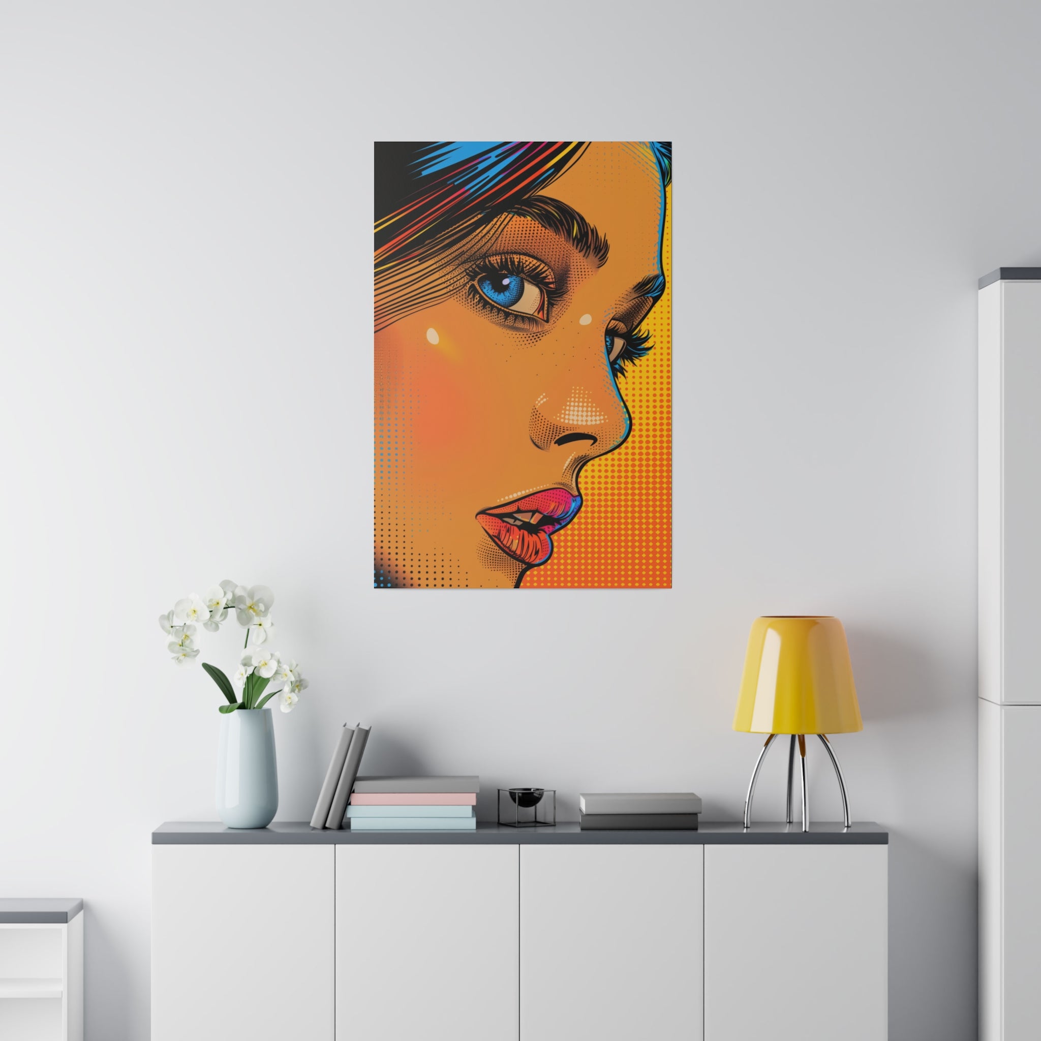 Pop Wall Art - Vertical Canvas - WA114