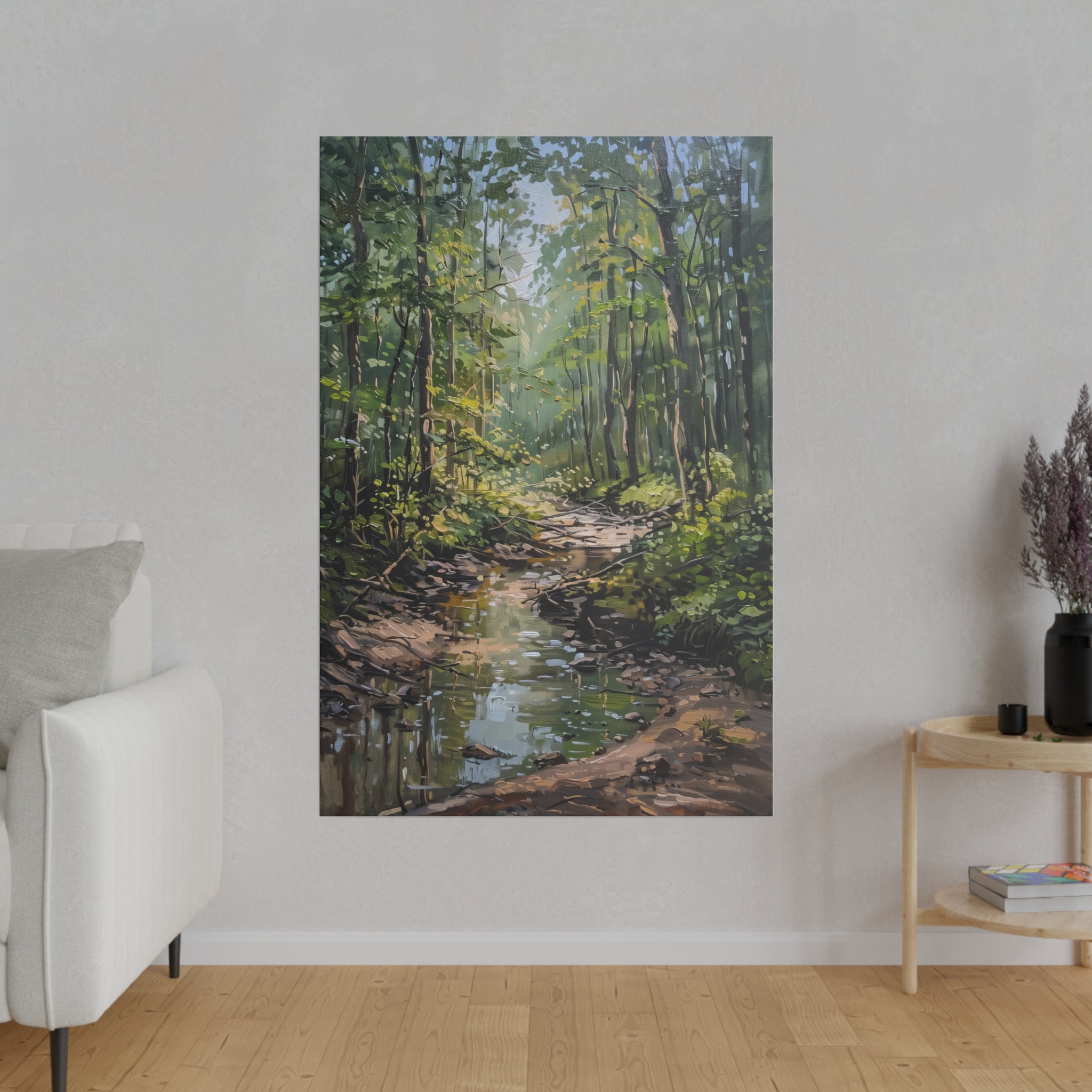 Beautiful Forest - Nature Wall Art - Vertical Canvas - WA88