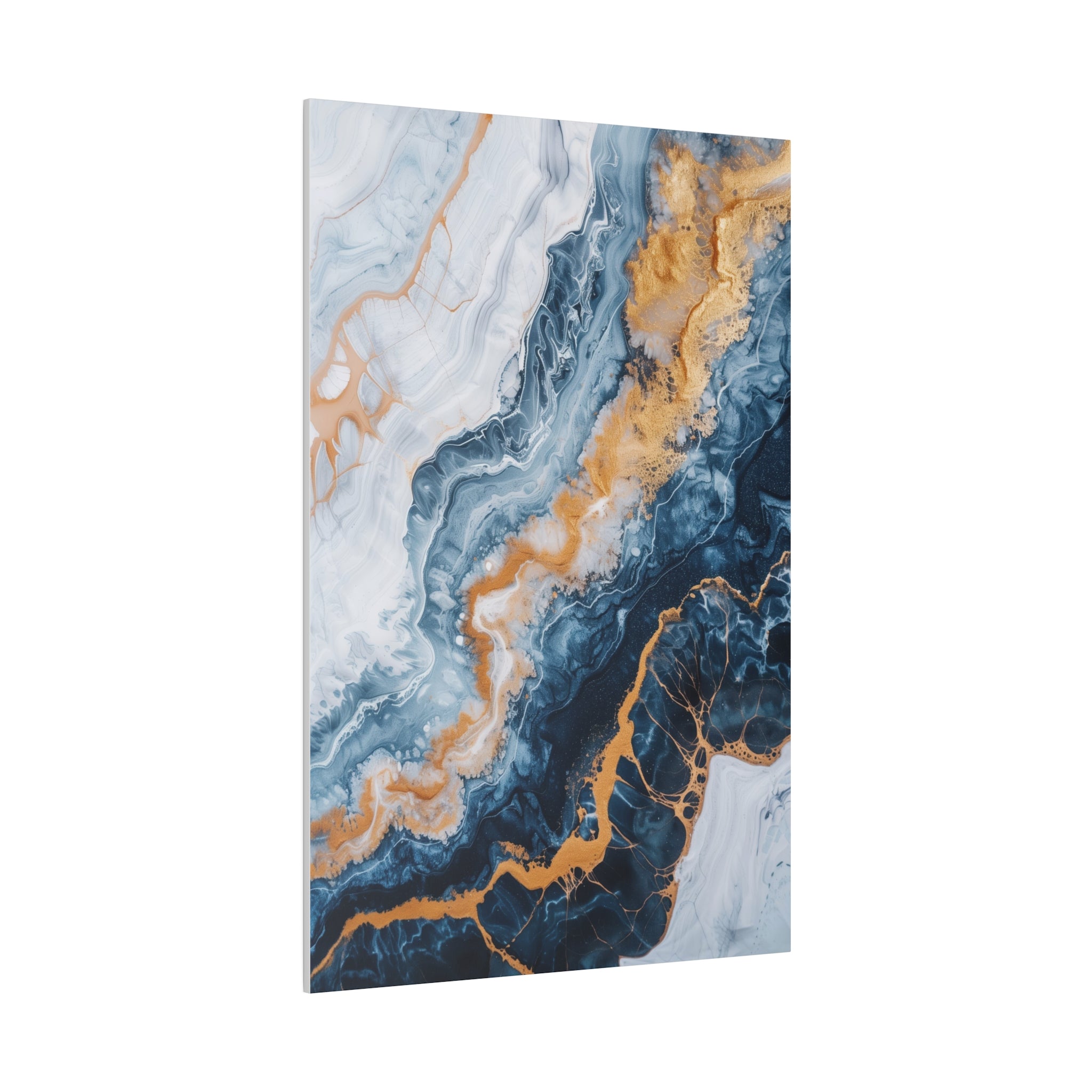 Marbled Dreams - Abstract Wall Art - Vertical Canvas - WA227