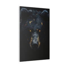 Vicious Bear - Wildlife Wall Art - Vertical Canvas - WA242