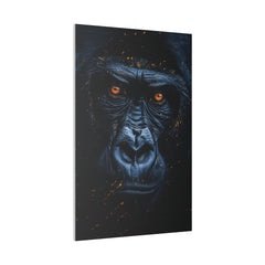 Fierce Gorilla Look - Wildlife Wall Art - Vertical Canvas - WA253