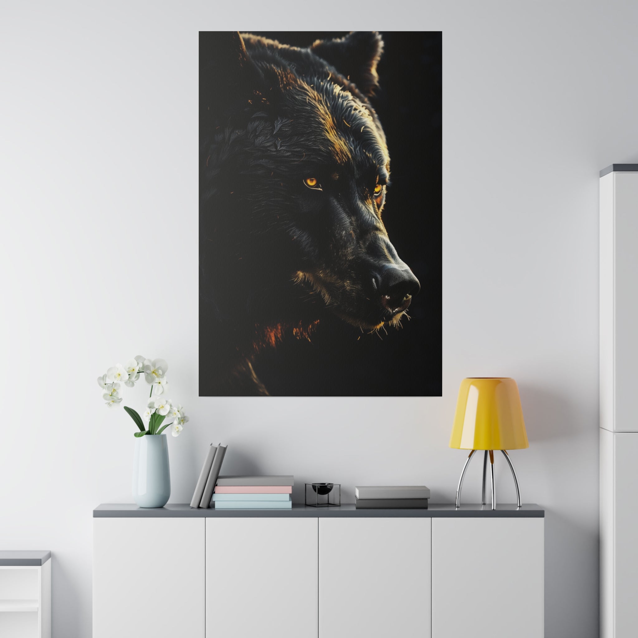 A Bear's Might - Wildlife Wall Art - Vertical Canvas - WA274