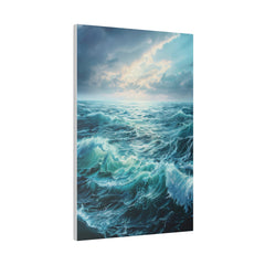 Ocean Waves Wall Art - Vertical Canvas - WA93