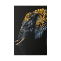 Elephant's Radiance - Wildlife Wall Art - Vertical Canvas - WA270