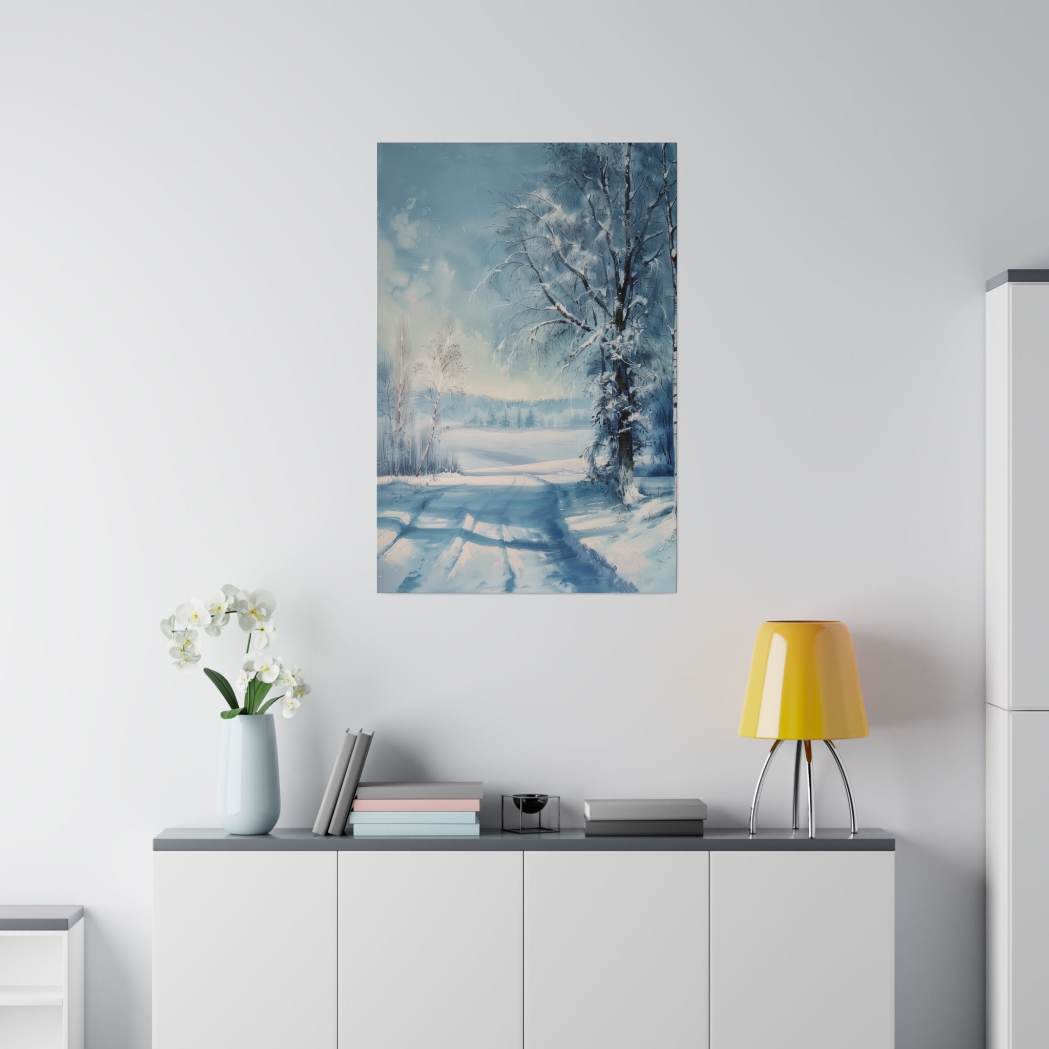 Endless Winter - Nature Wall Art - Vertical Canvas - WA332