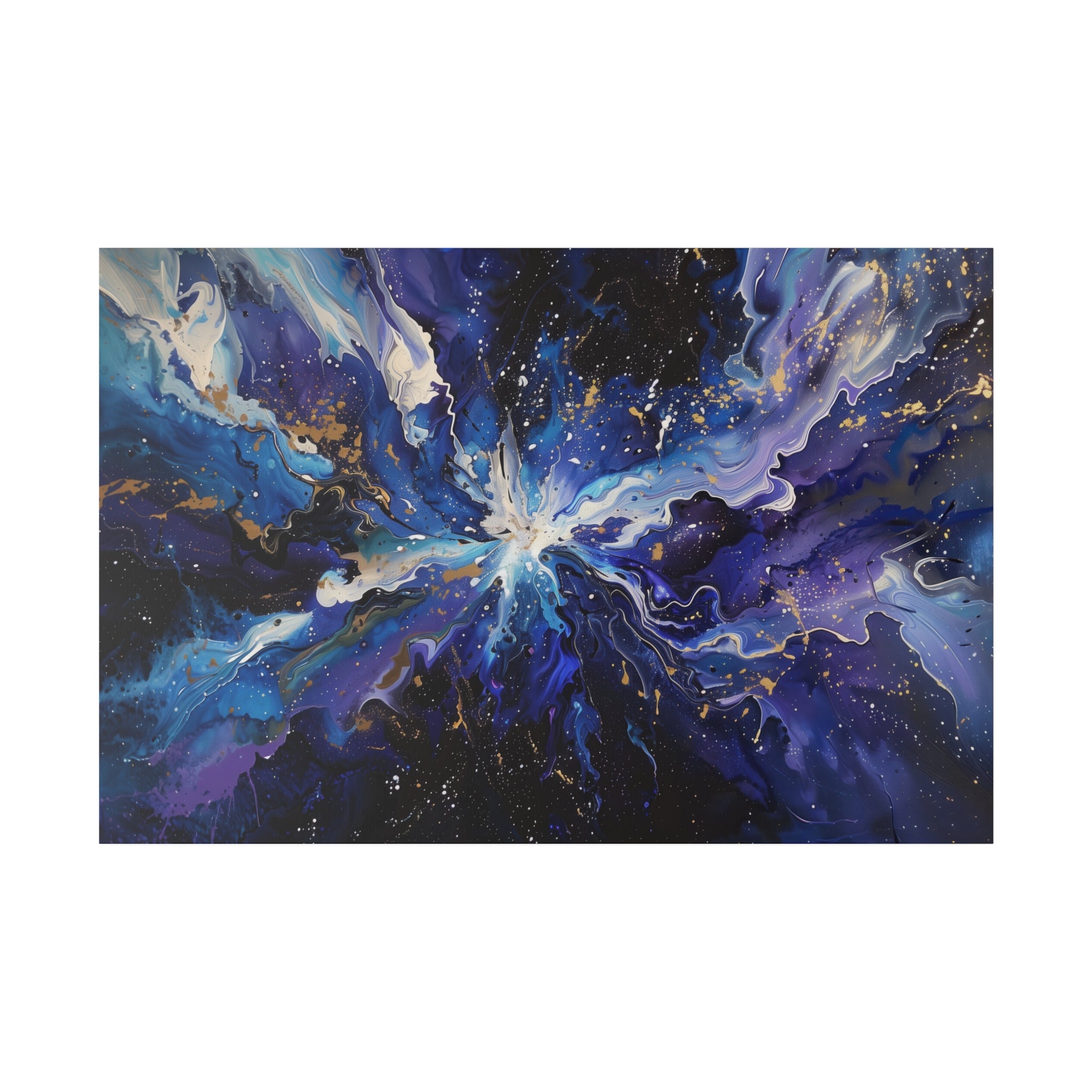 Cosmic Burst - Abstract Wall Art - Horizontal Canvas - WA223