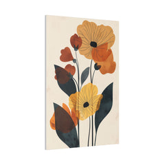 Flowers Wall Art - Botanical Wall Art - Vertical Canvas - WA52