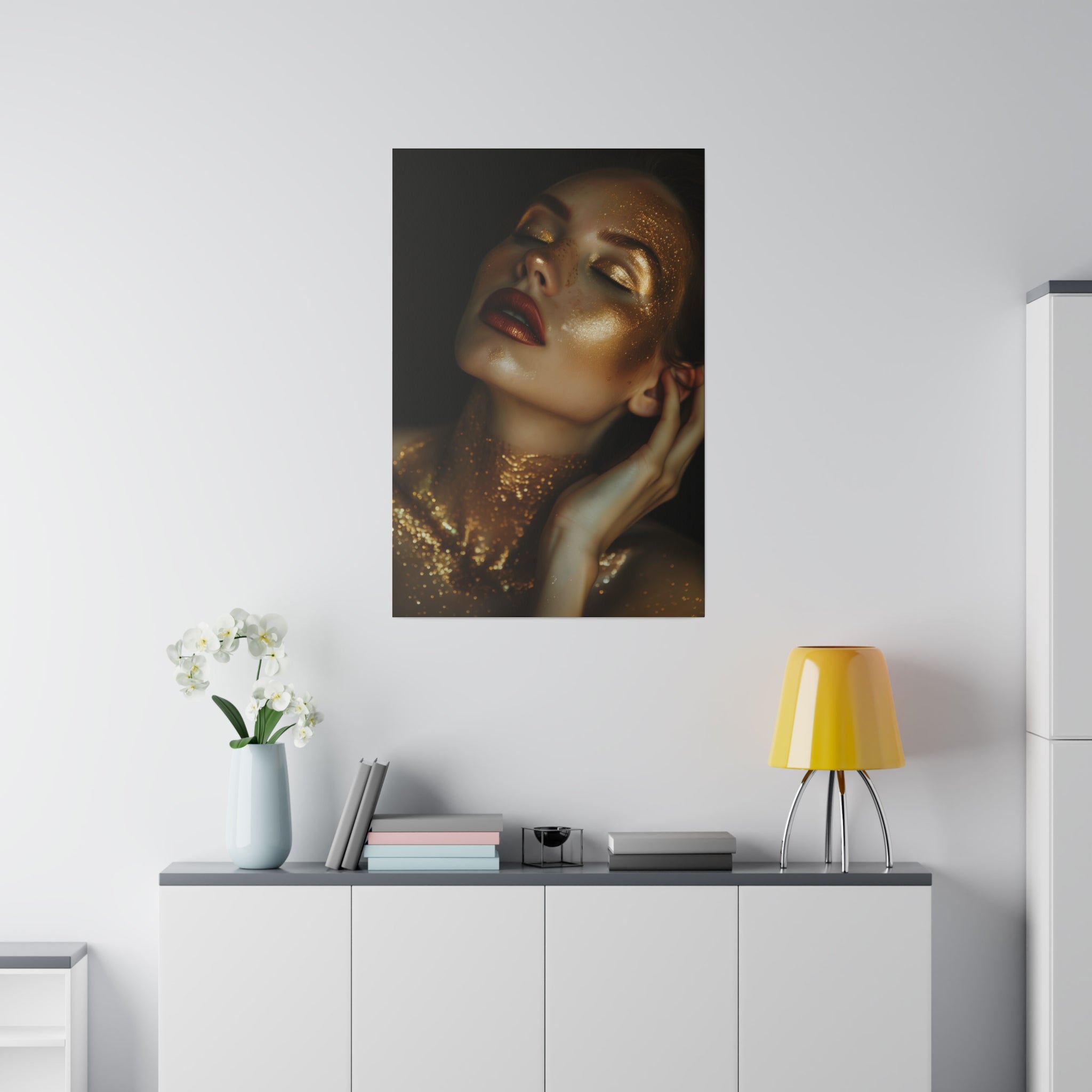 Woman in Gold - Luxury Themed Canvas - Vertical Canvas - WA77