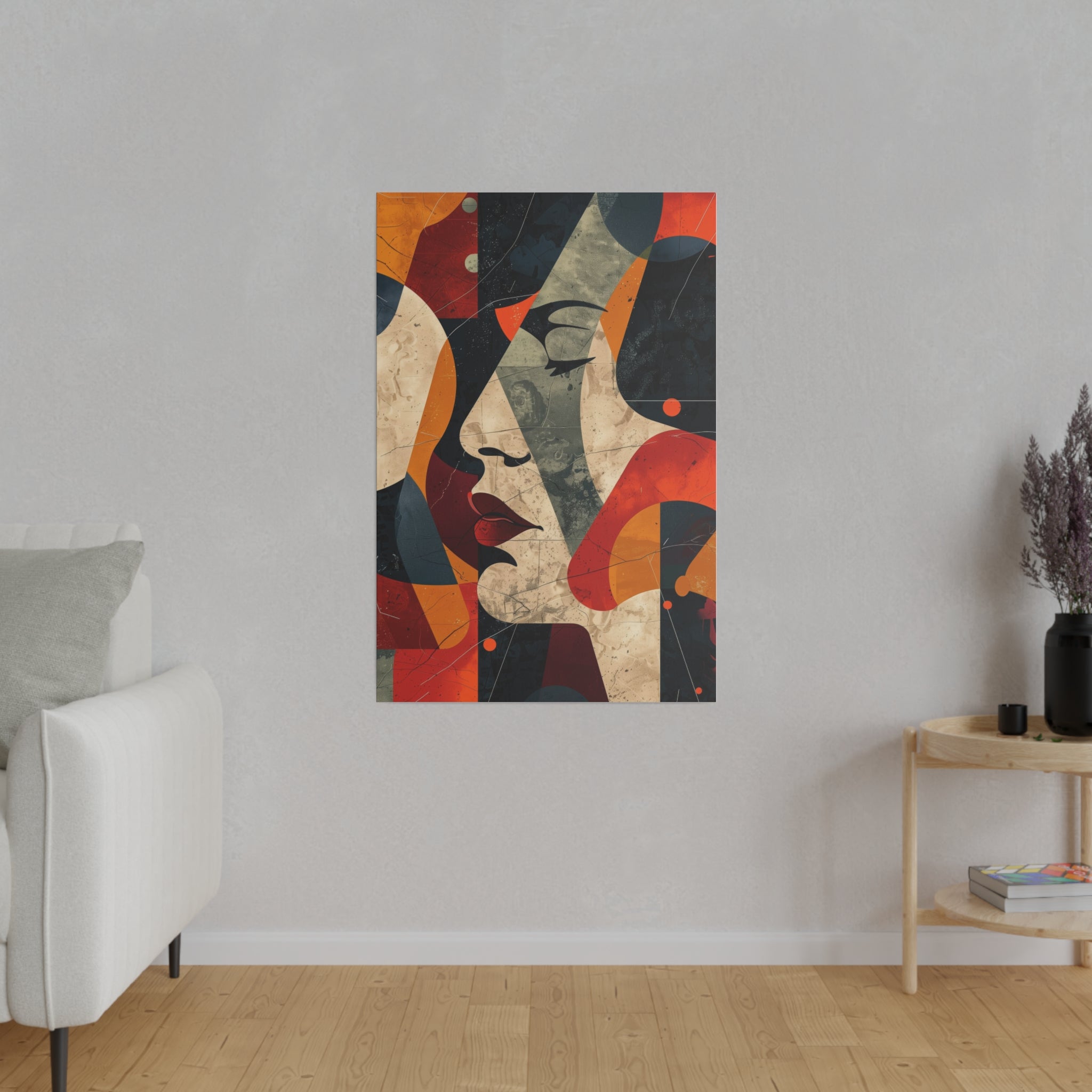 Abstract Wall Art - Vertical Canvas - WA19