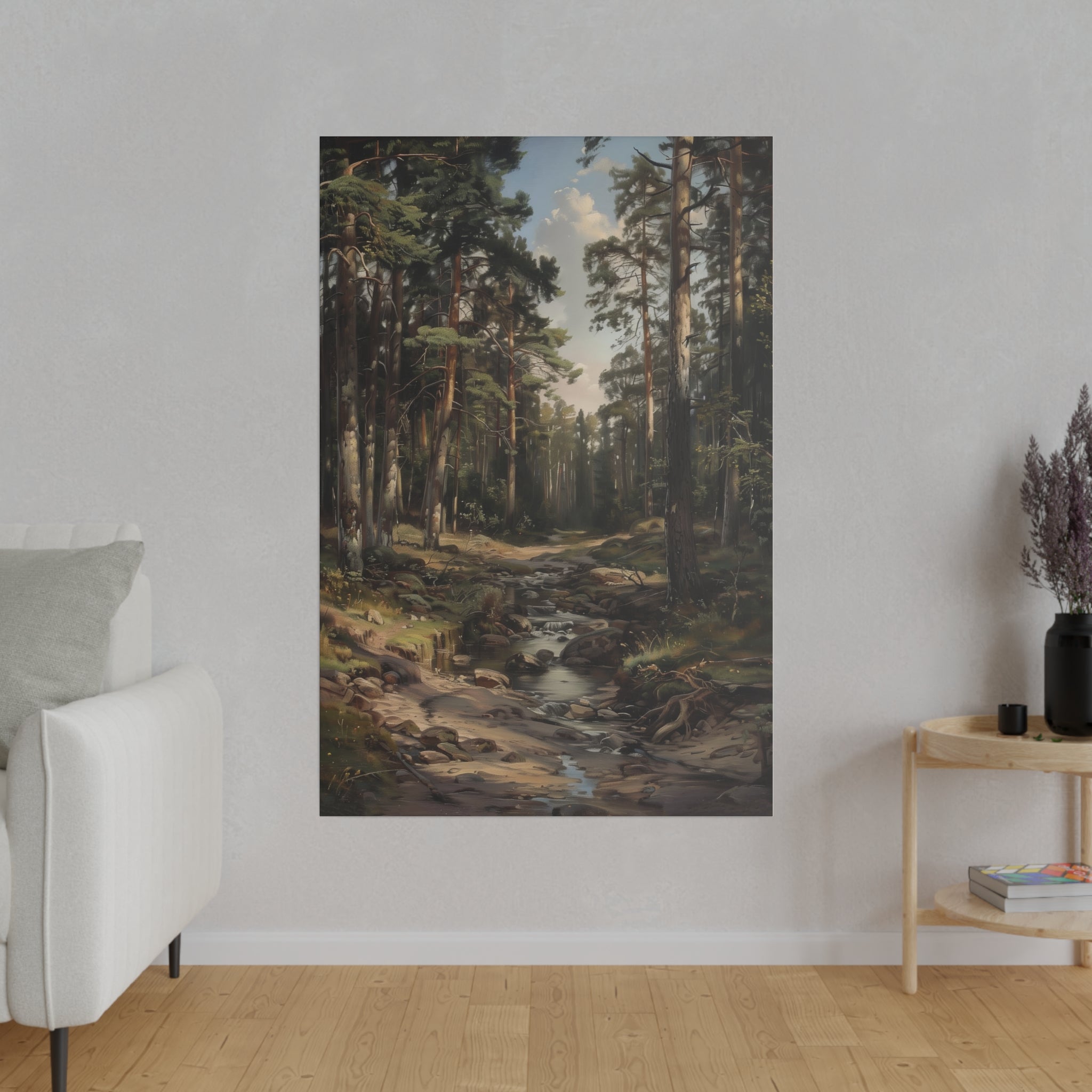 Beautiful Forest - Nature Wall Art - Vertical Canvas - WA91