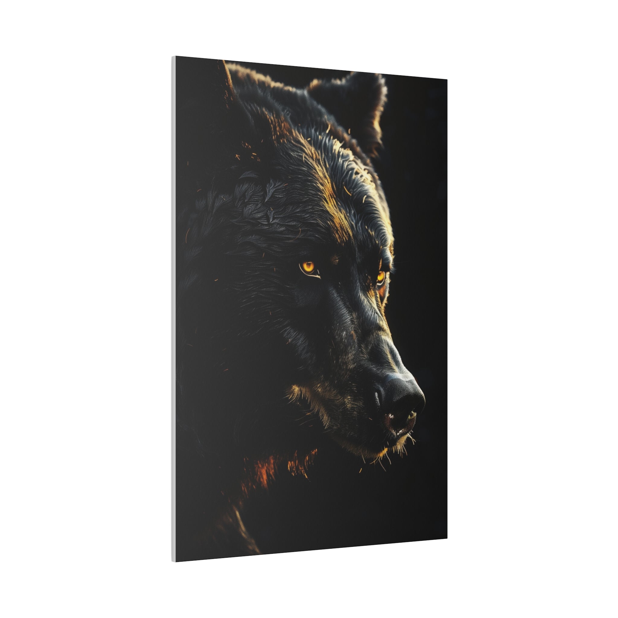 A Bear's Might - Wildlife Wall Art - Vertical Canvas - WA274