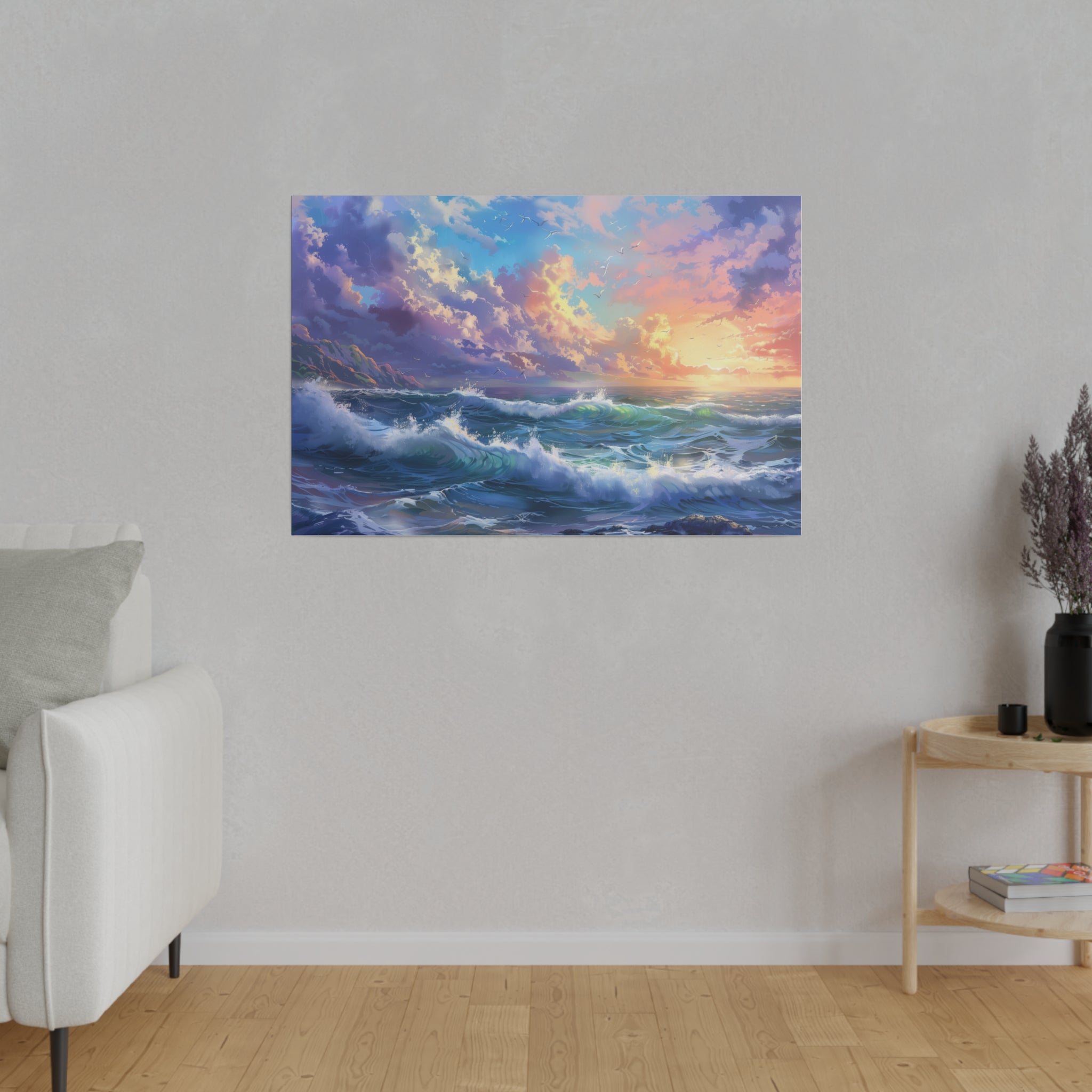 Ocean Wall Art - Horizontal Canvas - WA176