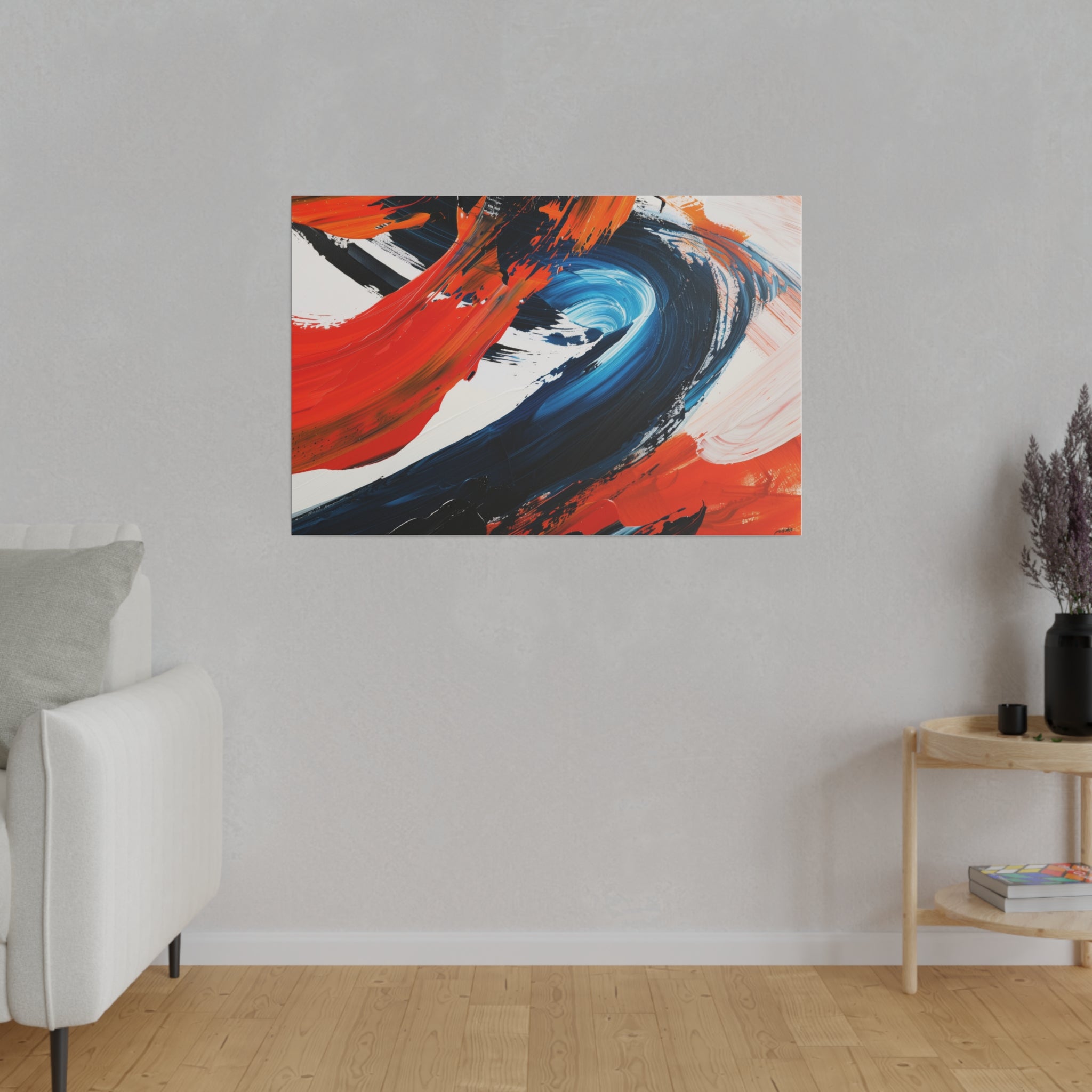 Vivid Motion - Abstract Wall Art - Horizontal Canvas - WA206