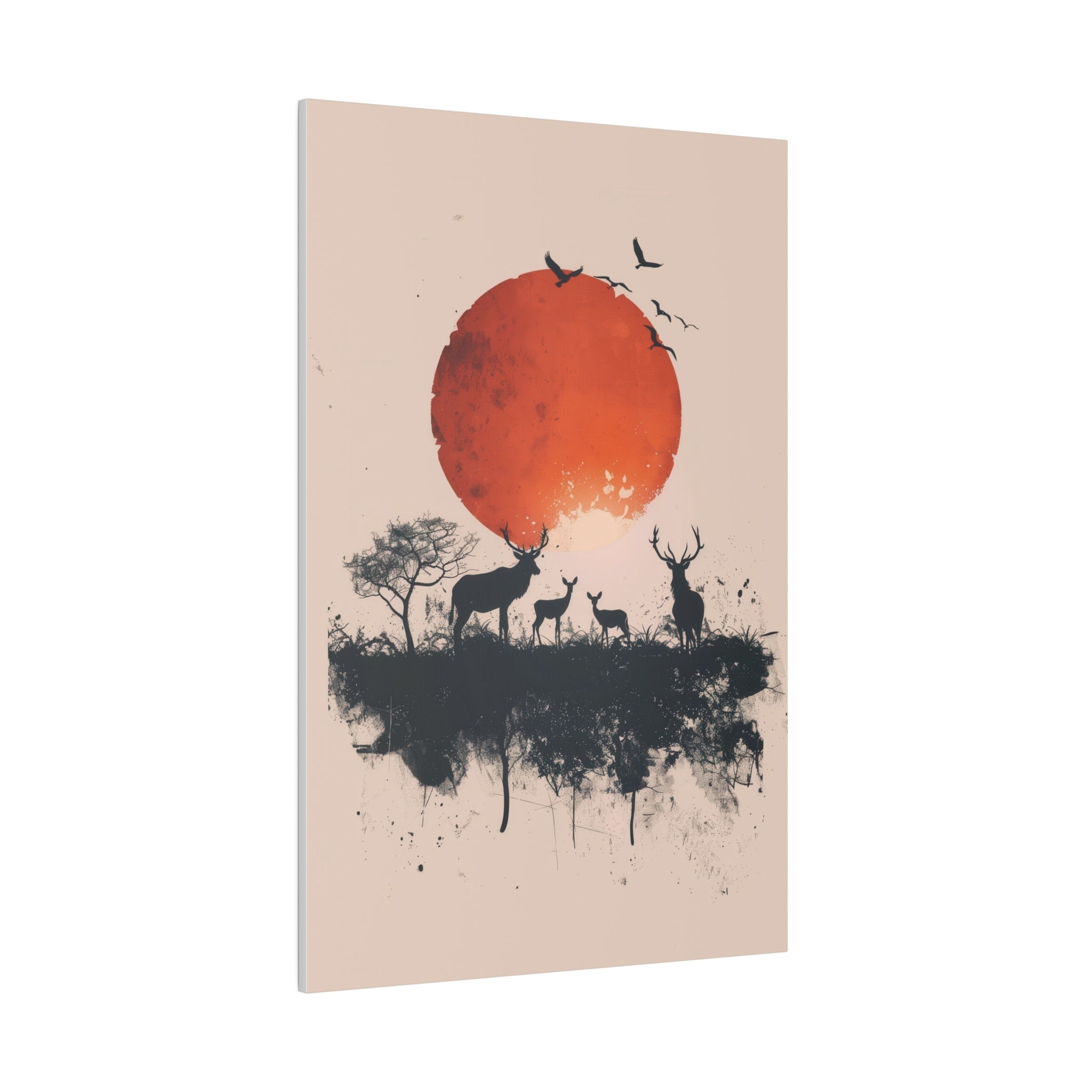 Dawn in the Wild - Abstract Wall Art - Vertical Canvas - WA230