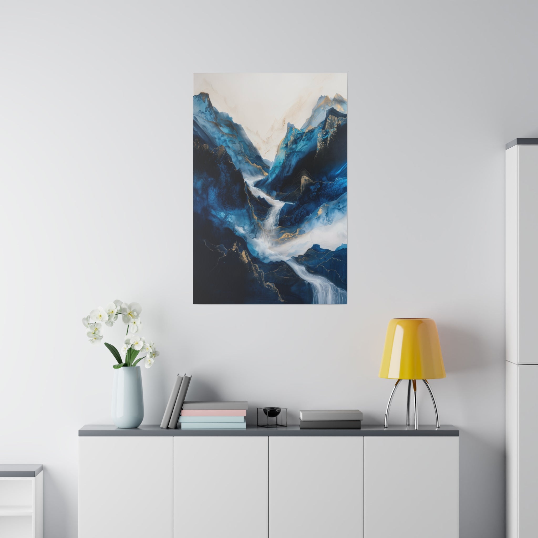 Ethereal Flow - Abstract Wall Art - Vertical Canvas - WA226