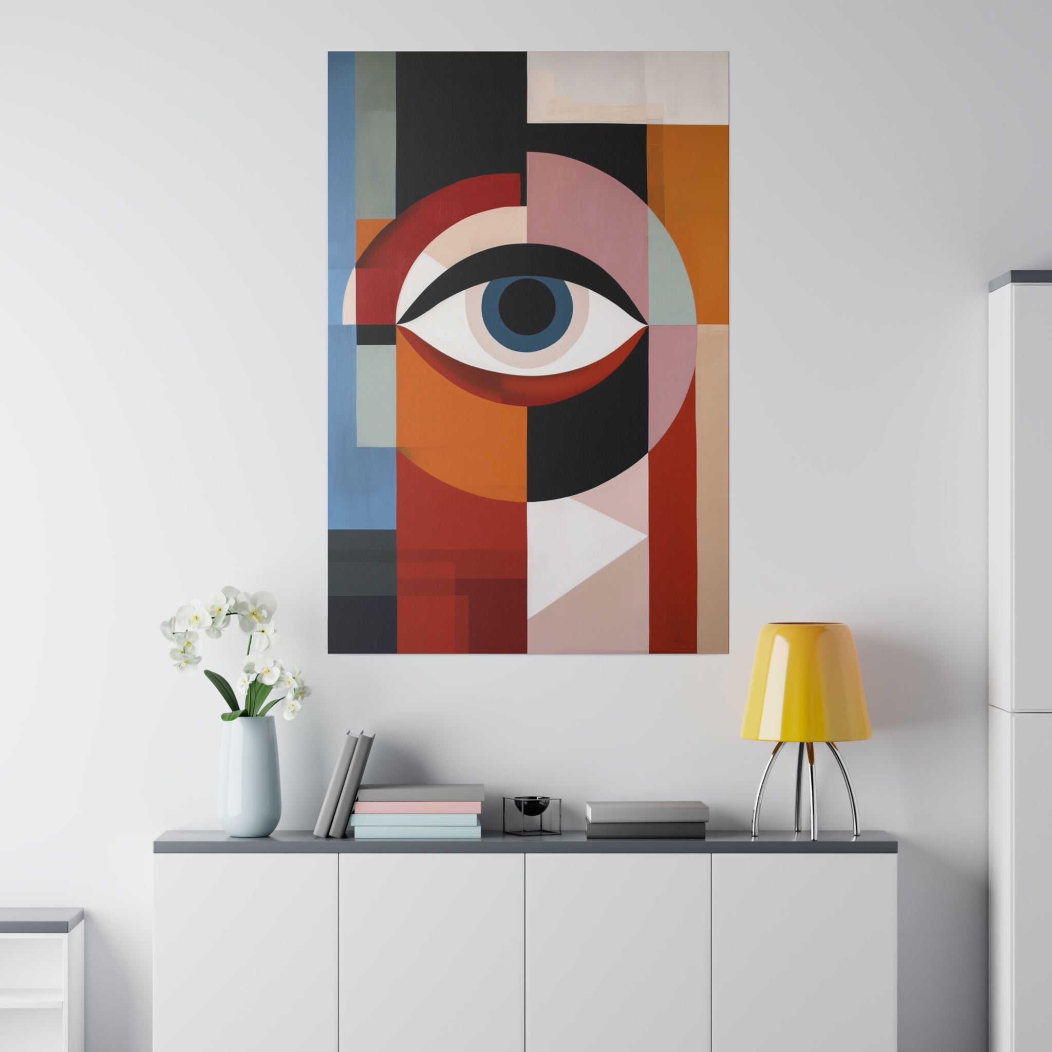 Abstract Wall Art - Vertical Canvas - WA22