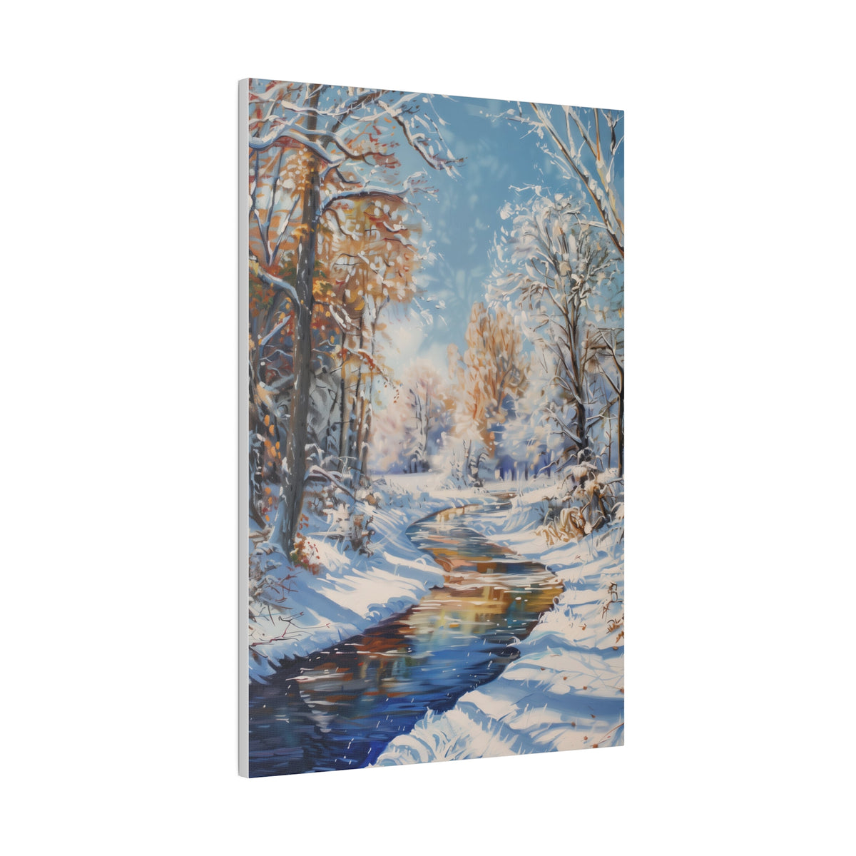 Graceful Winter - Nature Wall Art - Vertical Canvas - WA333