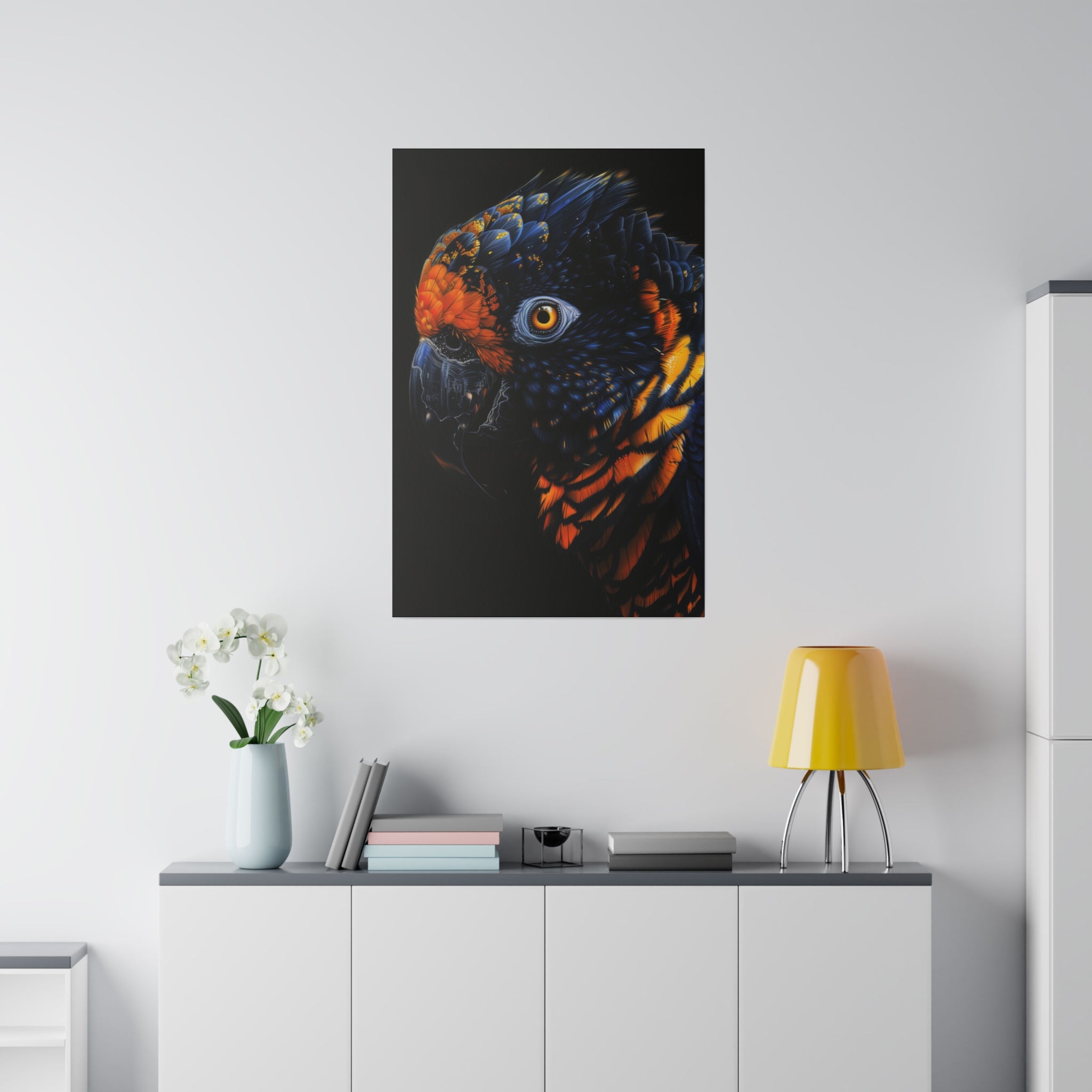 Majestic Parrot - Wildlife Wall Art - Vertical Canvas - WA290