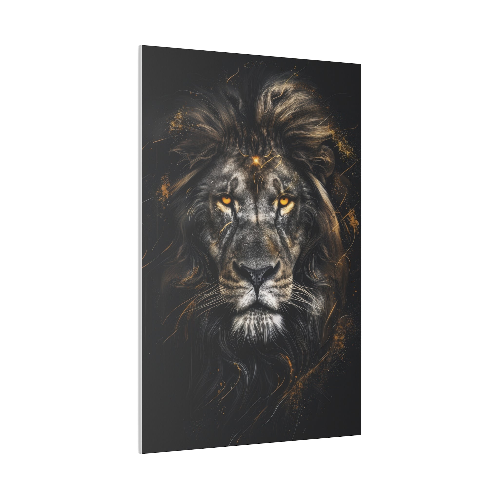 Lion of Light - Wildlife Wall Art - Vertical Canvas - WA255