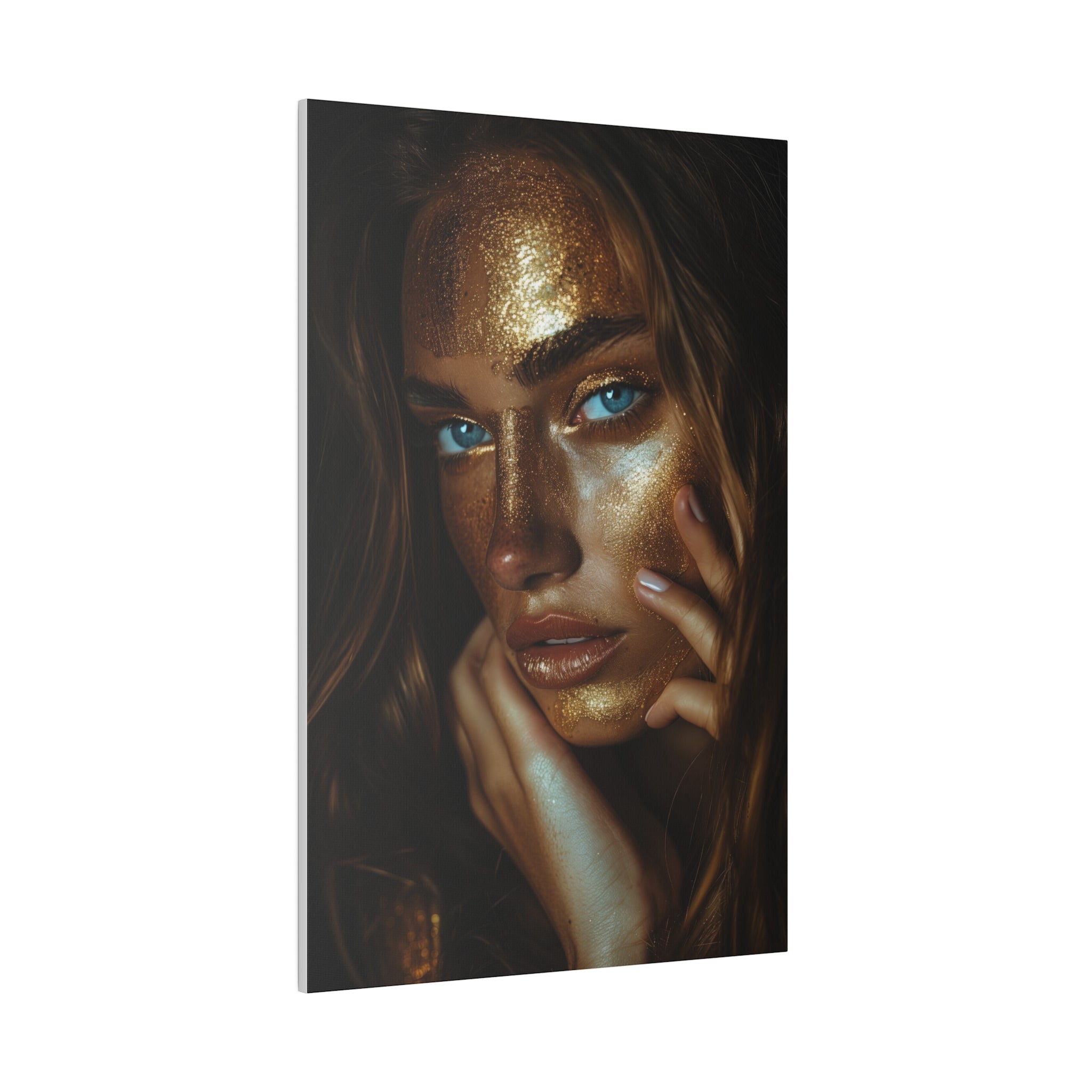 Woman in Gold - Luxury Themed Canvas - Vertical Canvas - WA76