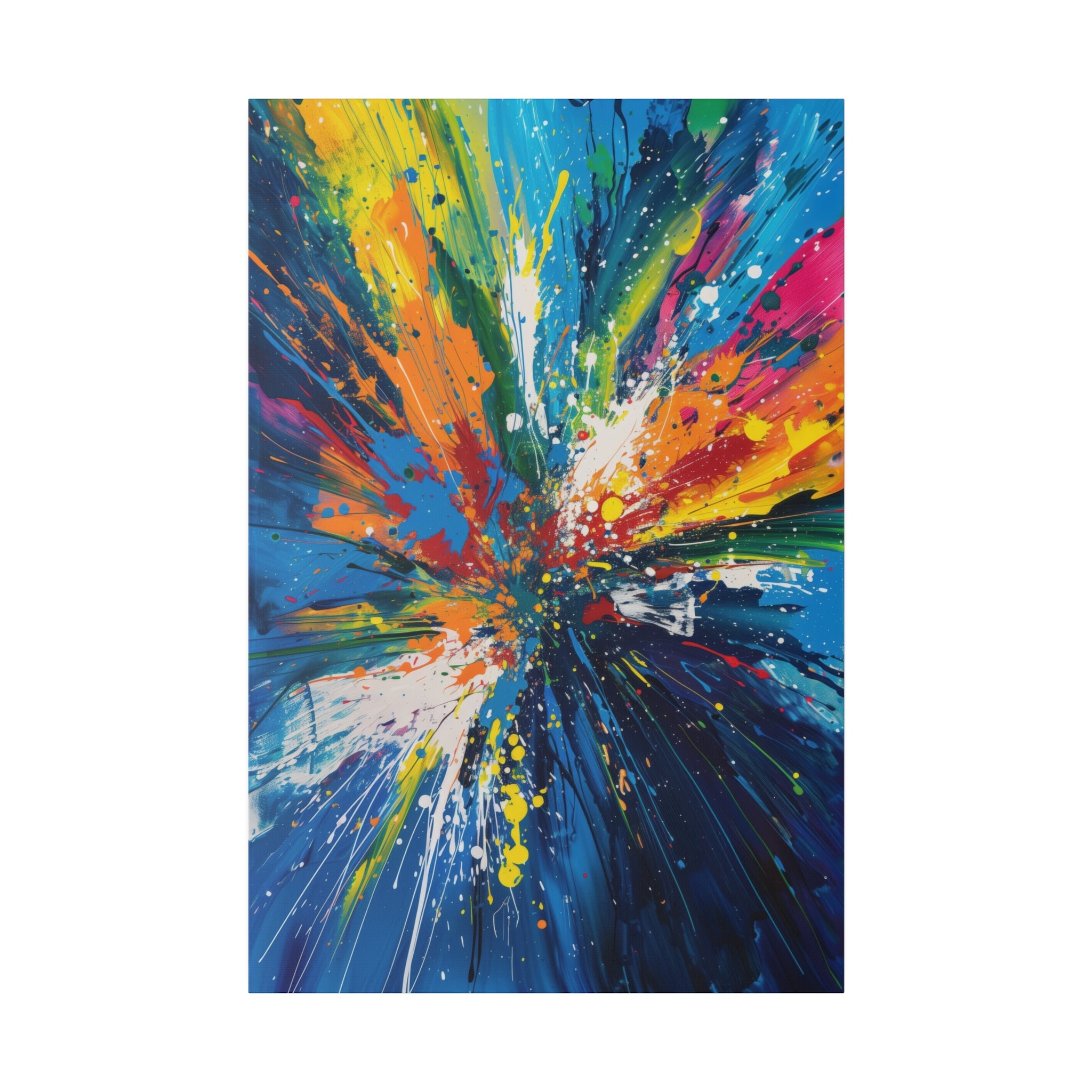 Ephemeral Explosion - Abstract Wall Art - Vertical Canvas - WA232