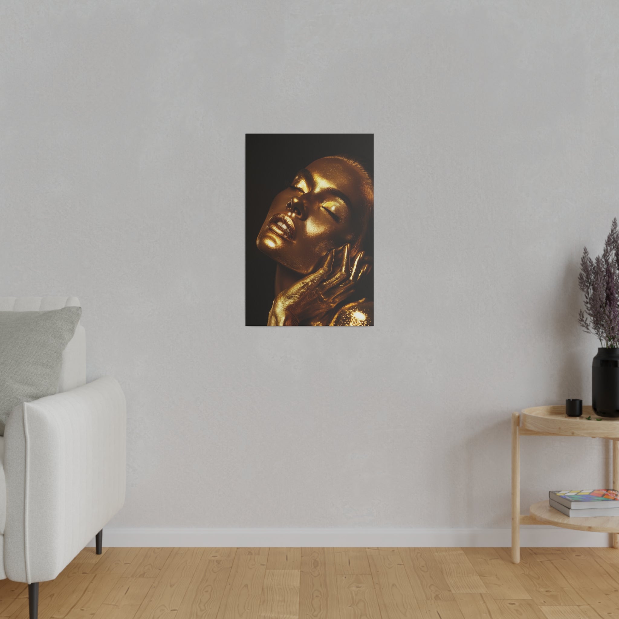 Woman in Gold - Luxury Themed Canvas - Vertical Canvas - WA72