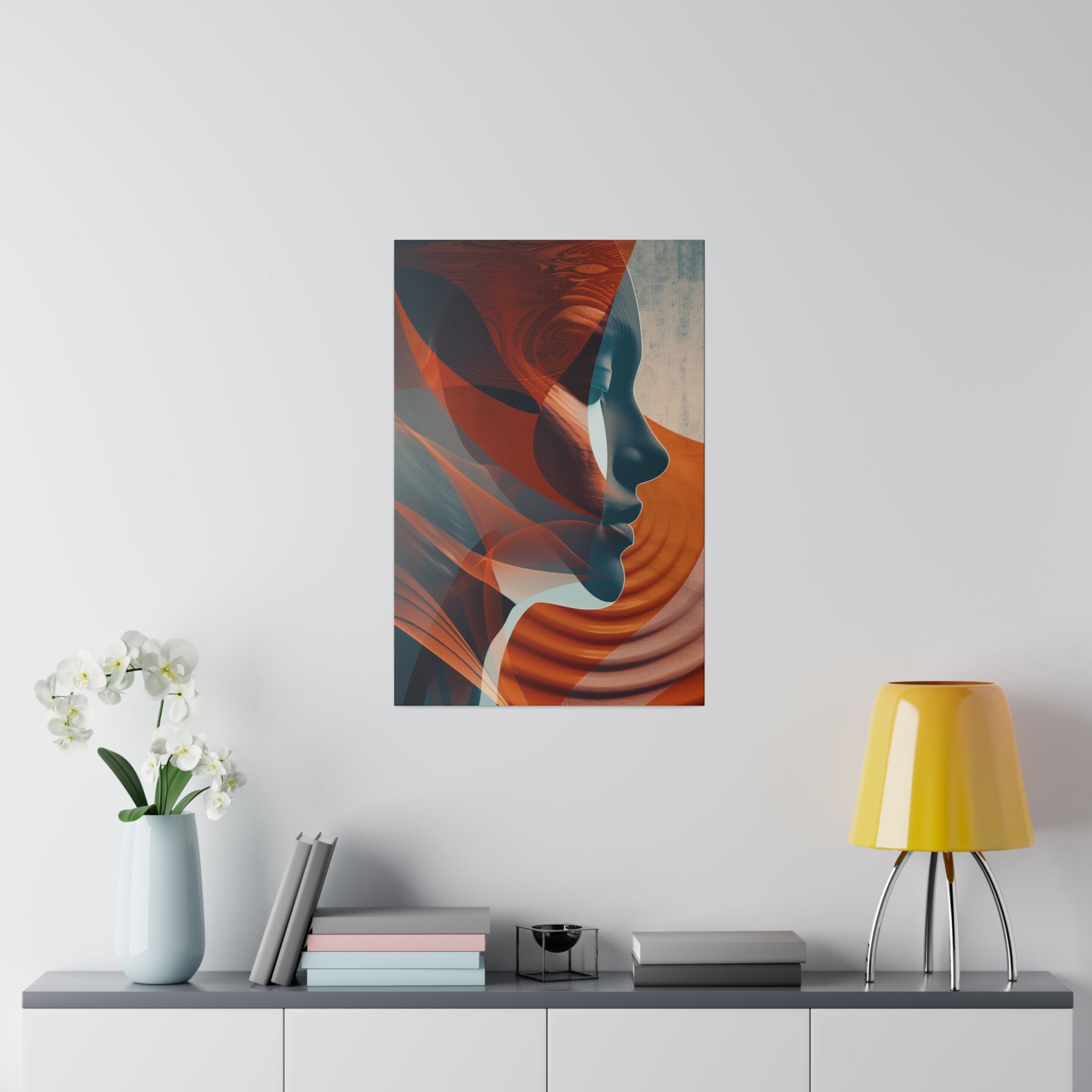 Abstract Wall Art - Vertical Canvas - WA17