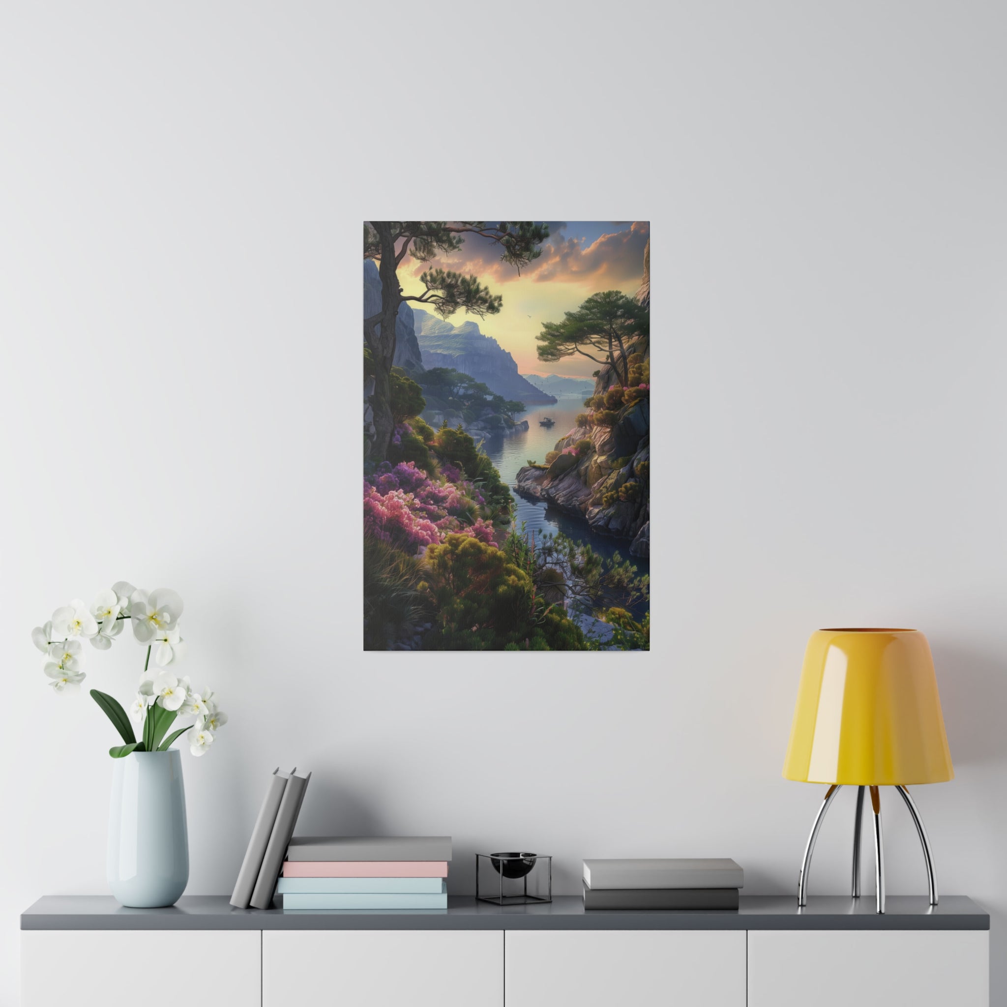 Path to the Peaks - Nature Wall Art - Vertical Canvas - WA322