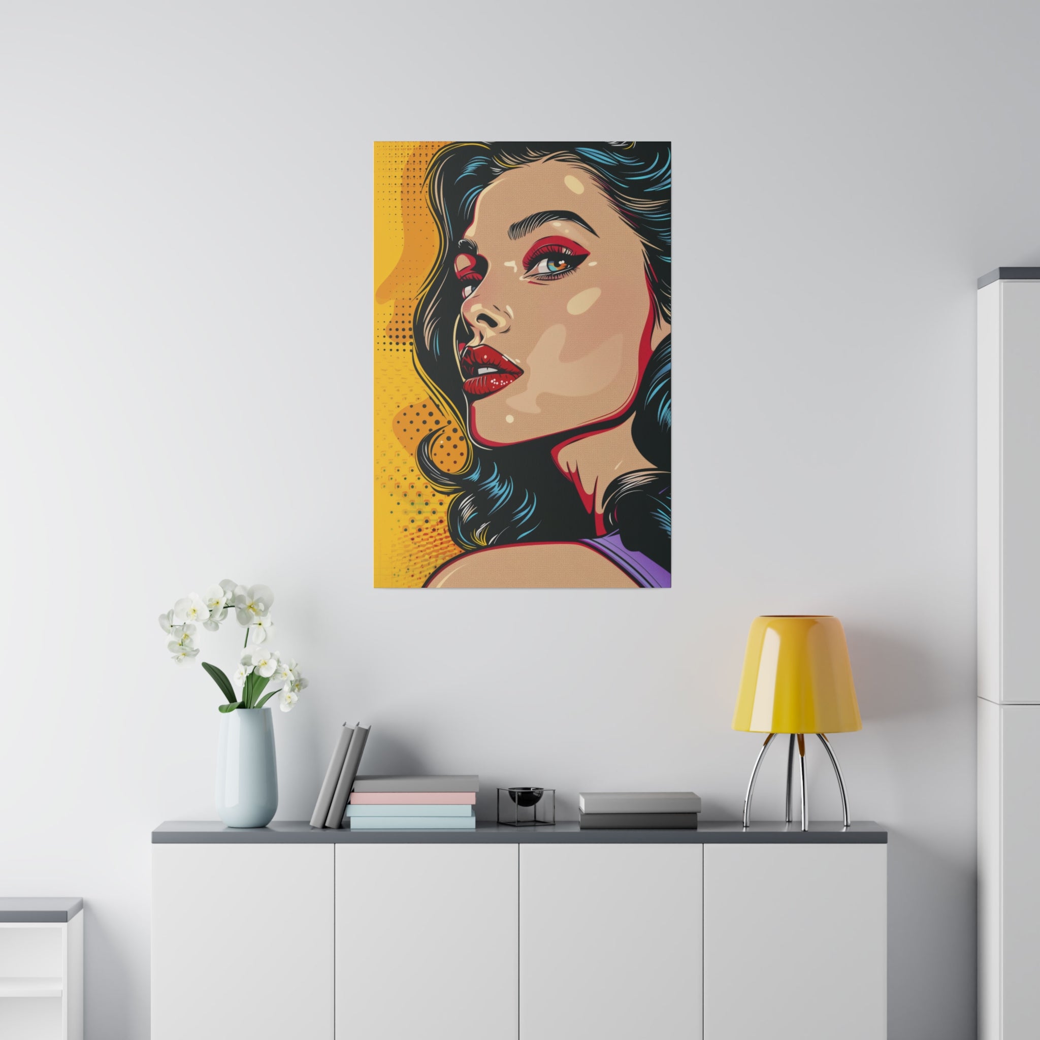 Pop Wall Art - Vertical Canvas - WA112