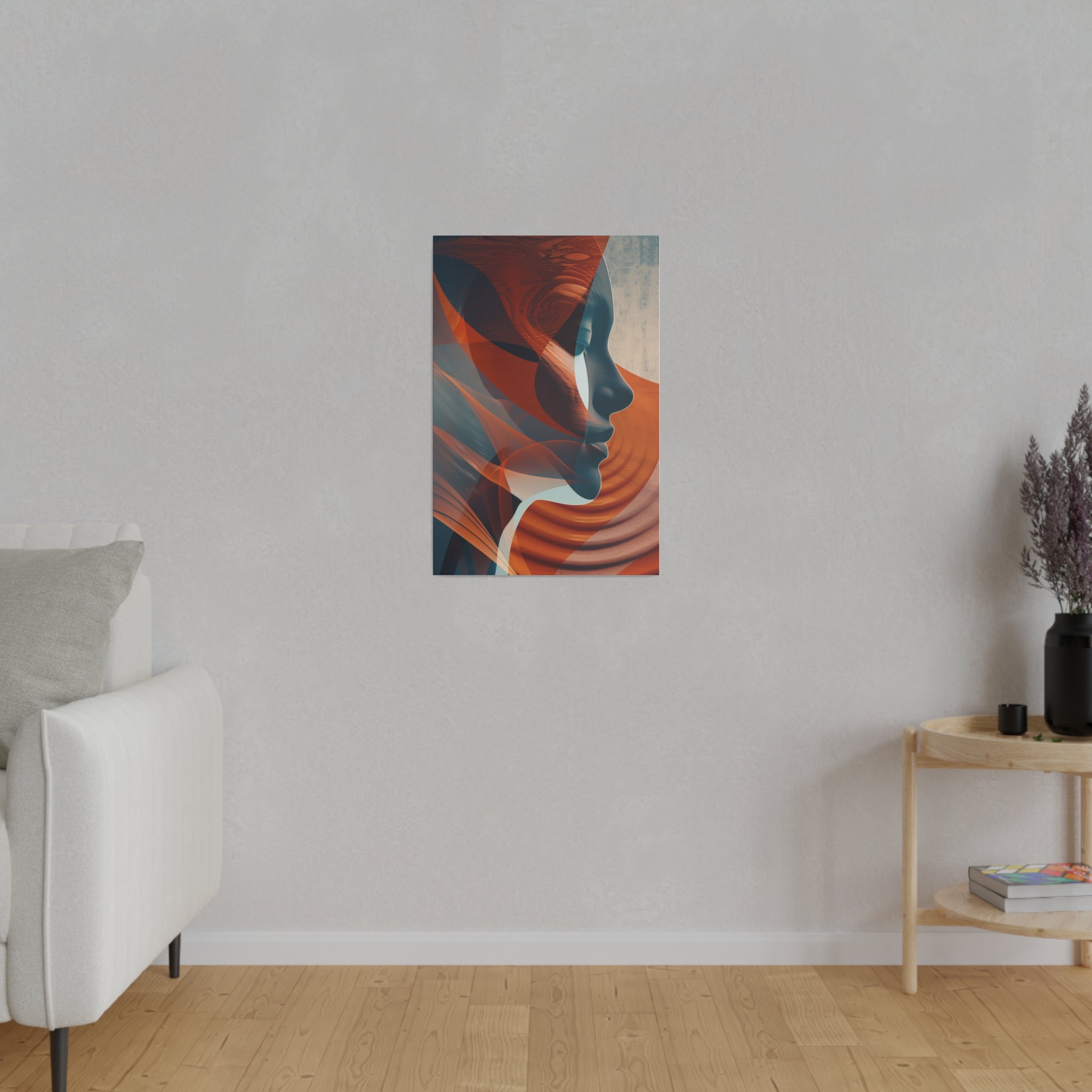 Abstract Wall Art - Vertical Canvas - WA17