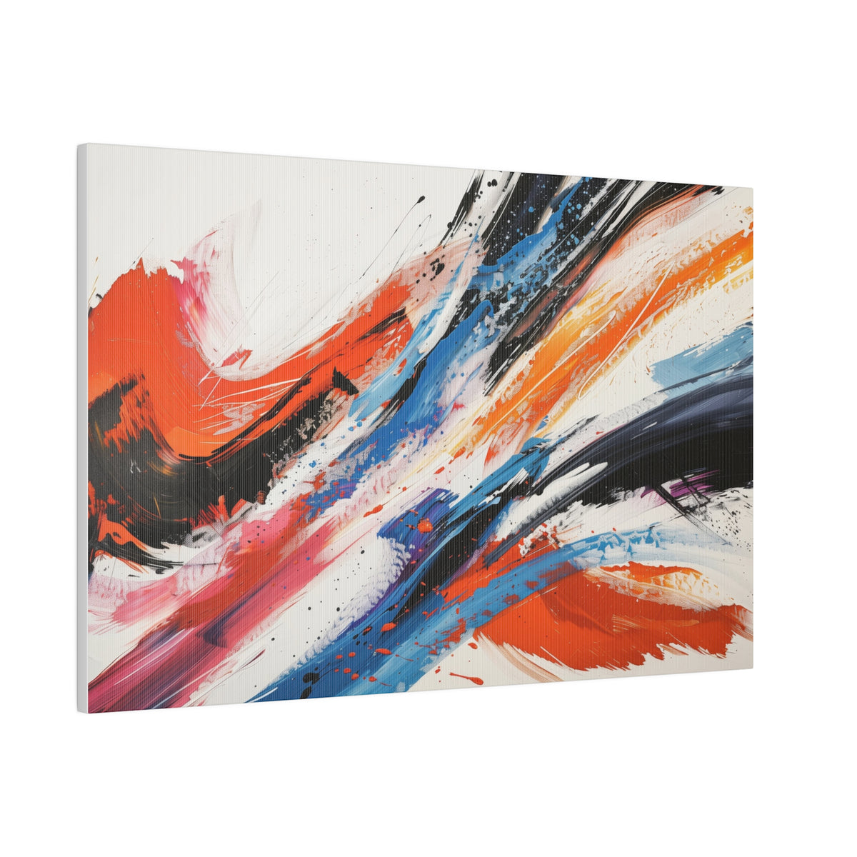 Color Symphony - Abstract Wall Art - Horizontal Canvas - WA207