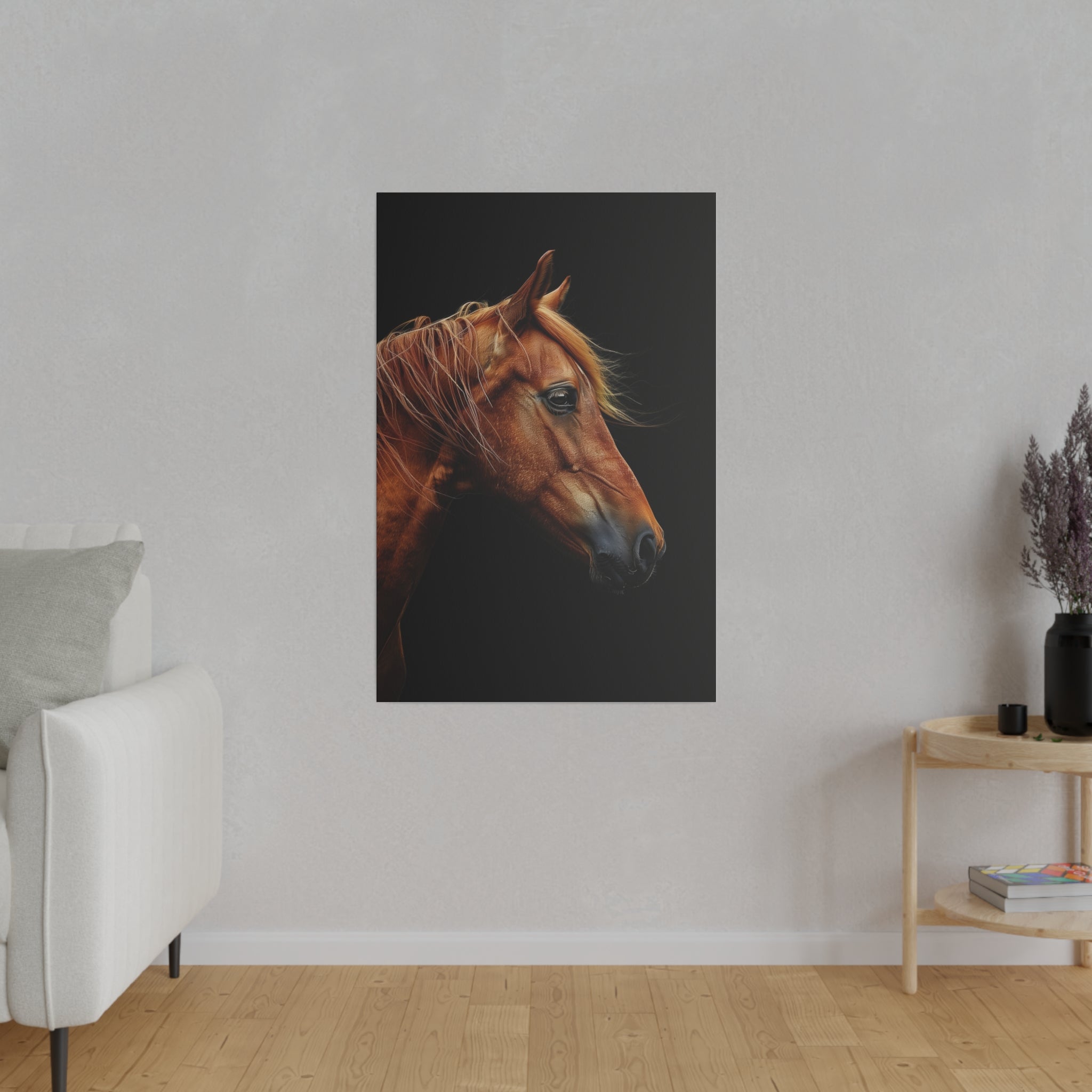 Majestic Horse - Wildlife Wall Art - Vertical Canvas - WA243