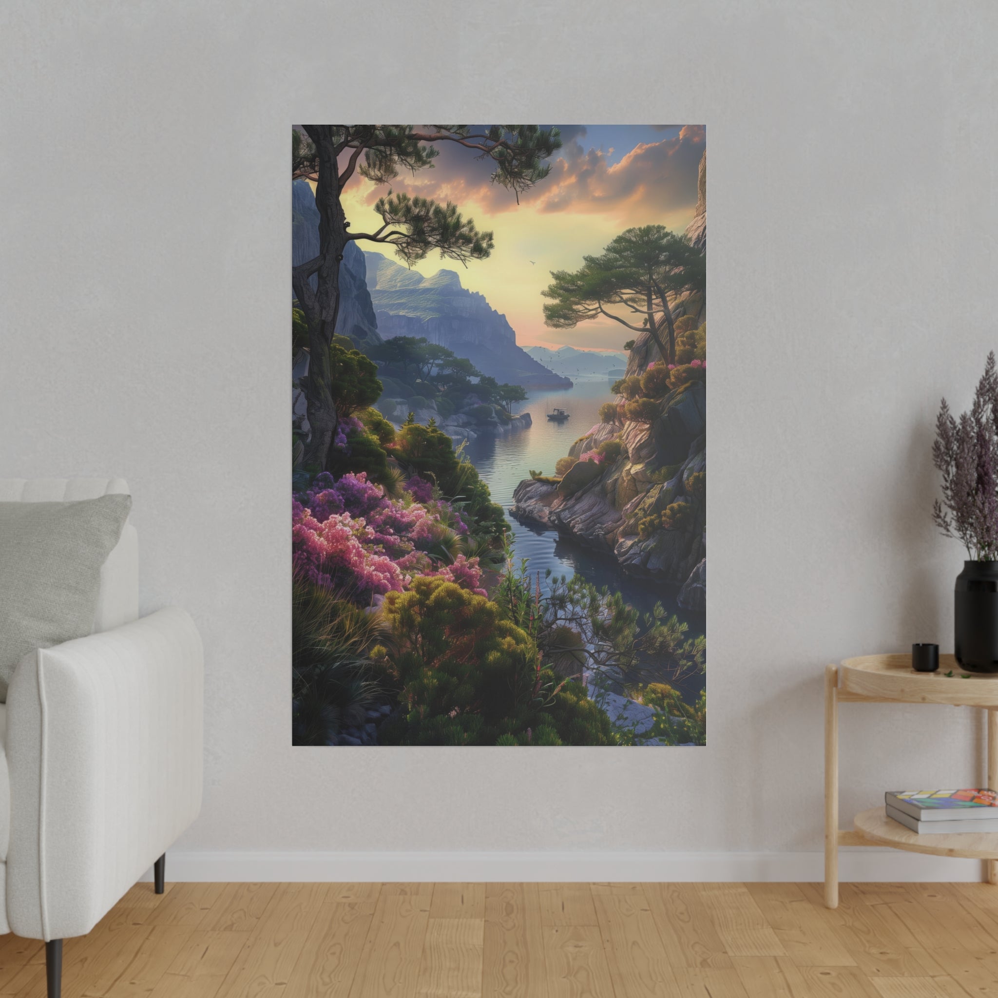 Path to the Peaks - Nature Wall Art - Vertical Canvas - WA322