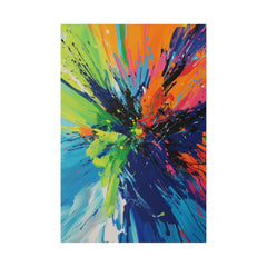 Colorful Burst - Abstract Wall Art - Vertical Canvas - WA229