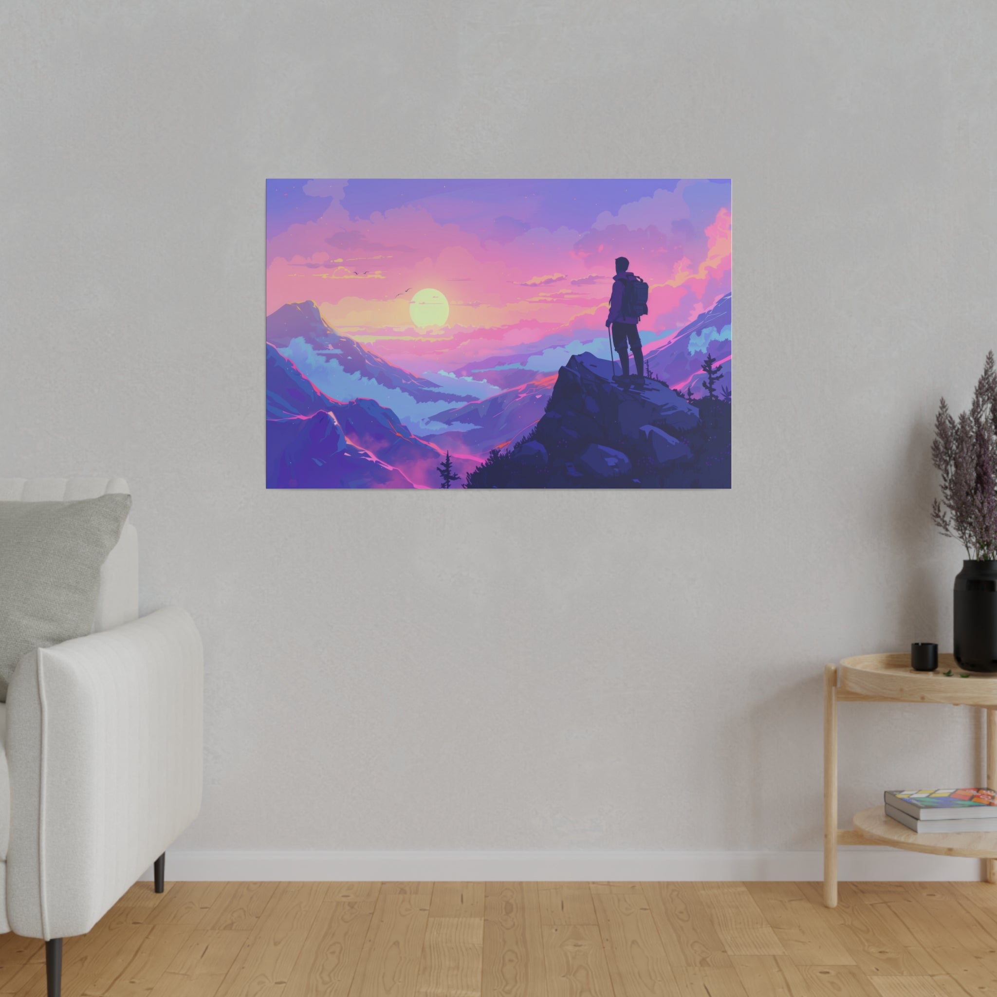 Abstract Wall Art - Horizontal Canvas - WA146