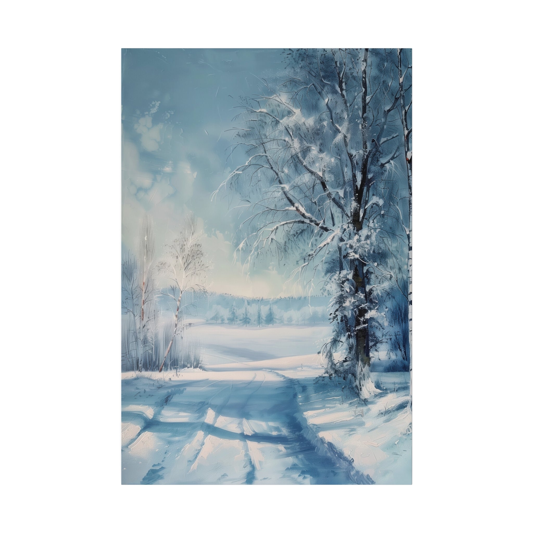 Endless Winter - Nature Wall Art - Vertical Canvas - WA332