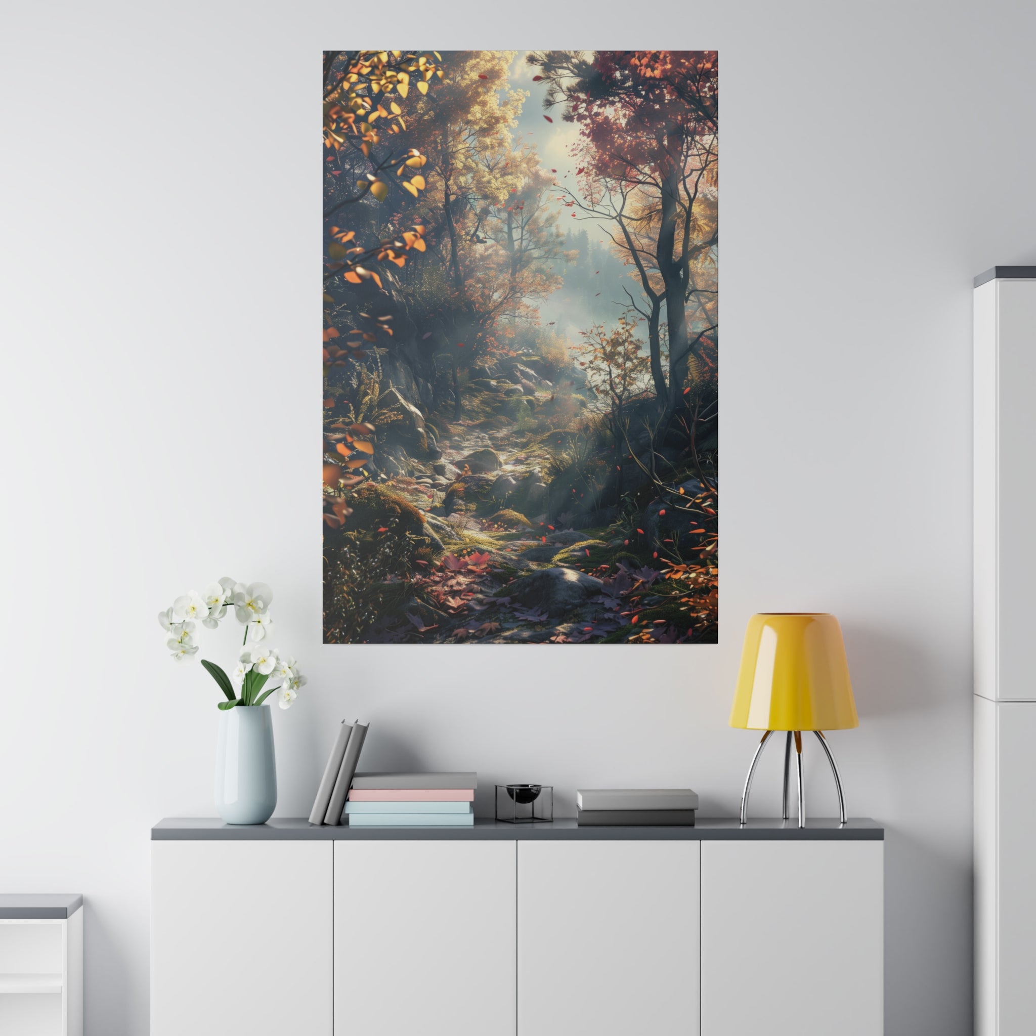 Beautiful Forest - Nature Wall Art - Vertical Canvas - WA85